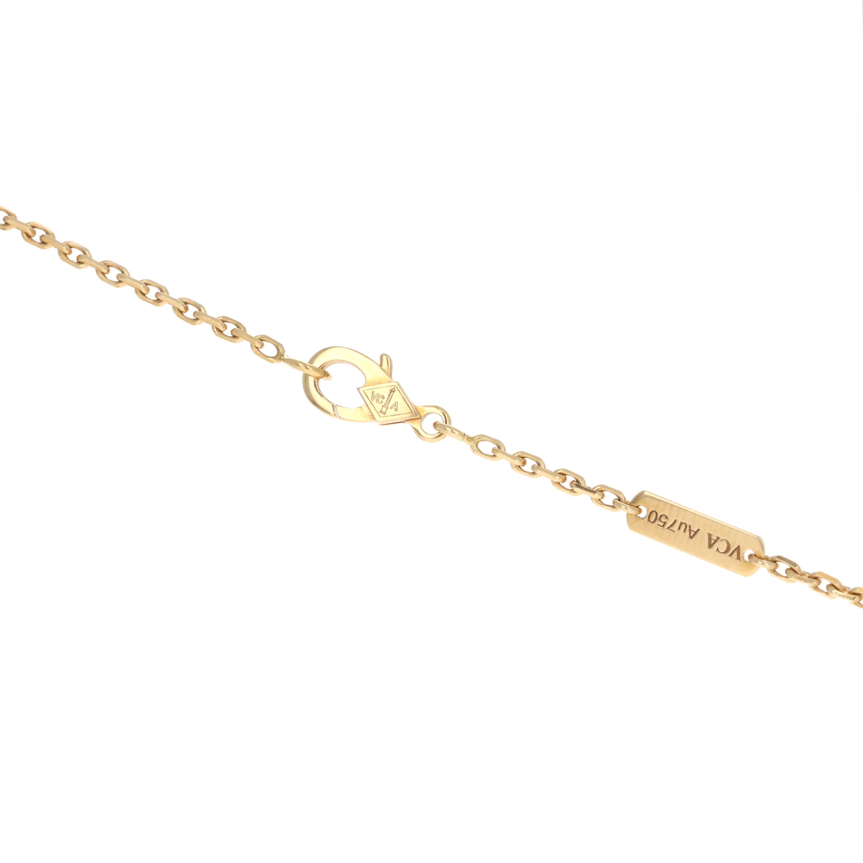 Van Cleef & Arpels Magic Alhambra Long Necklace One Motif Malachite - Queen May