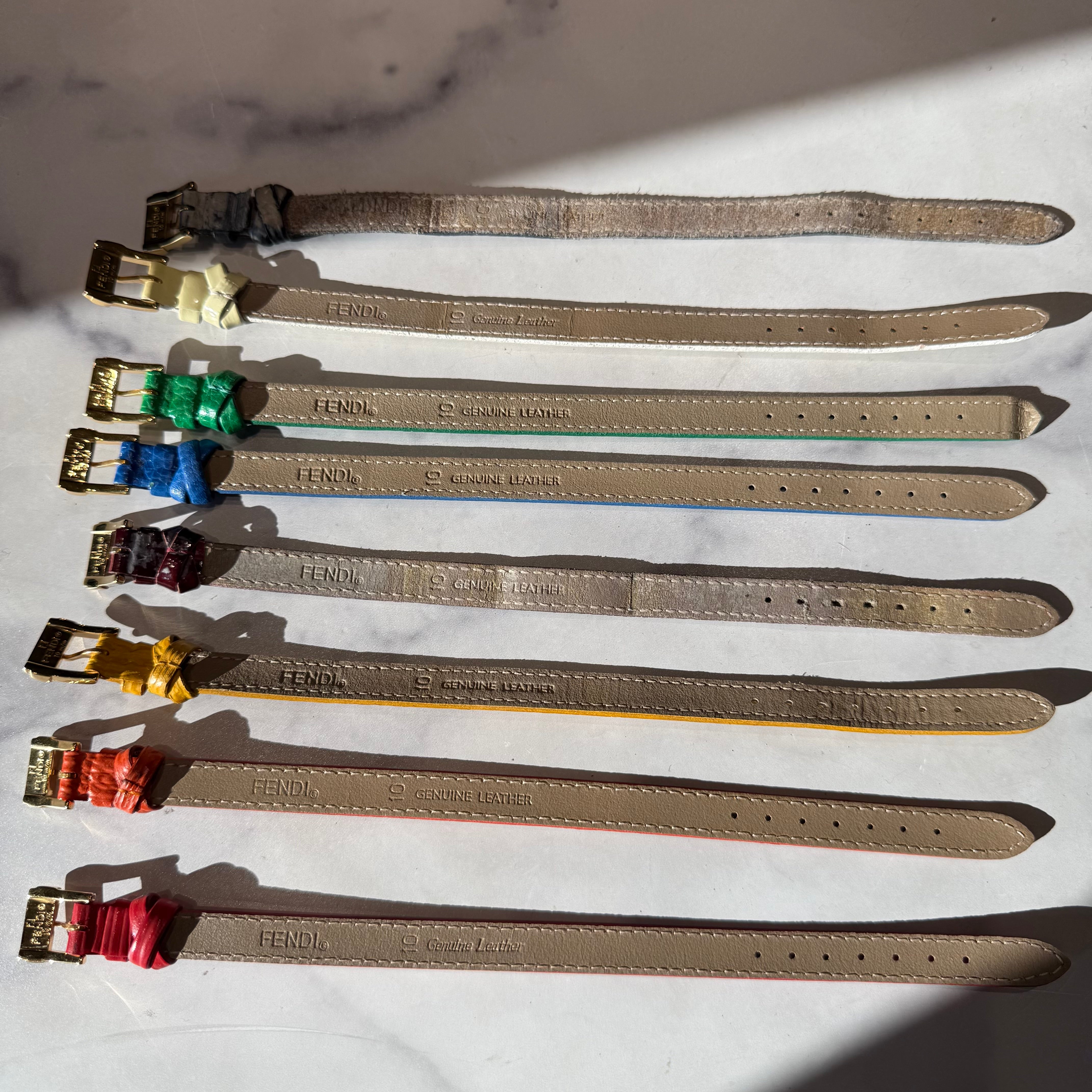 Fendi 640L Chameleon Watch With Eight Interchangeable Straps - Queen May