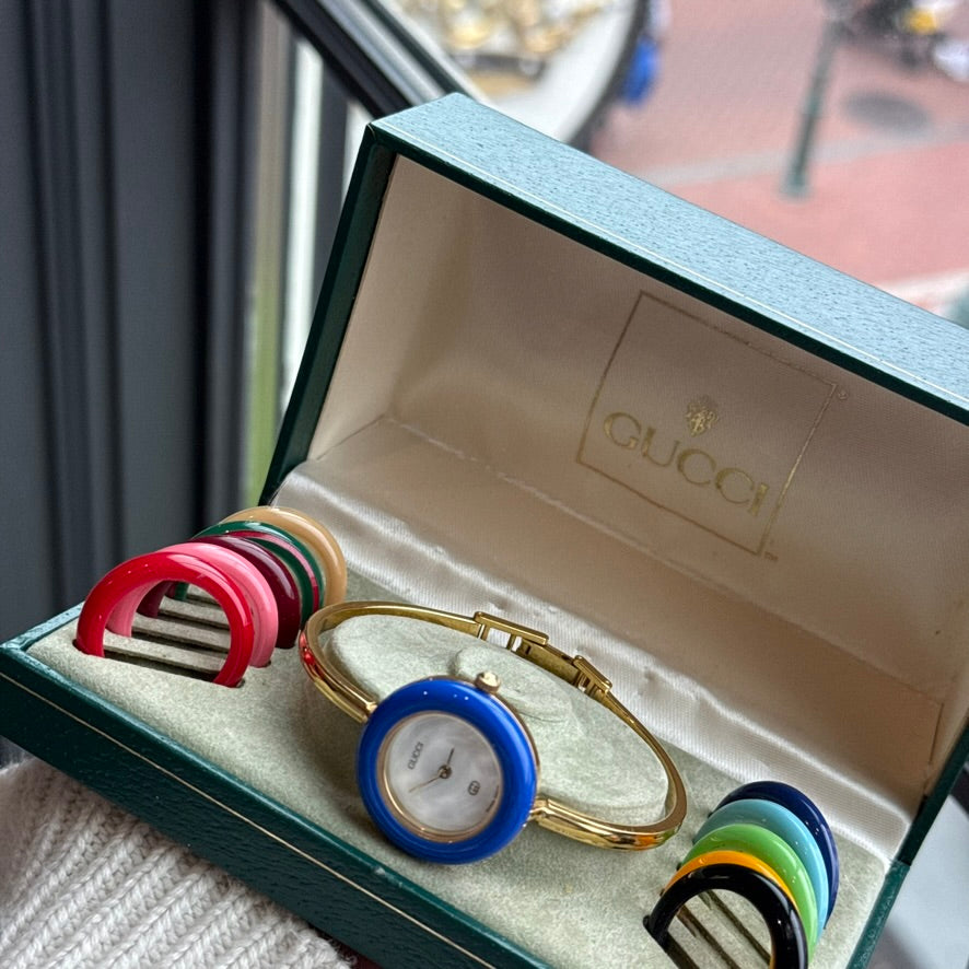 Vintage Gucci Bezel Watch - Queen May