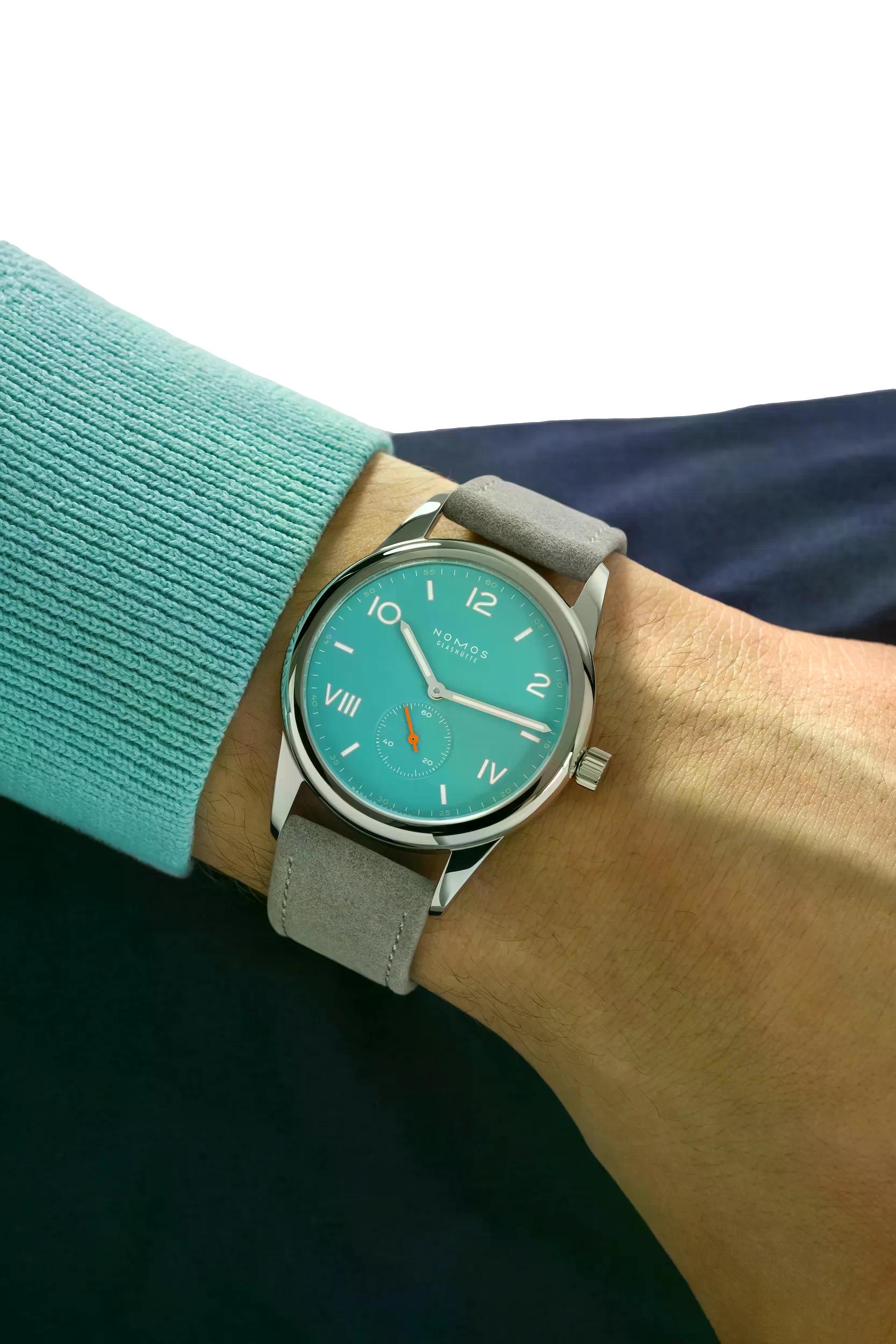 Nomos Glashütte Club Campus 38 Endless Blue Steel Back - Queen May