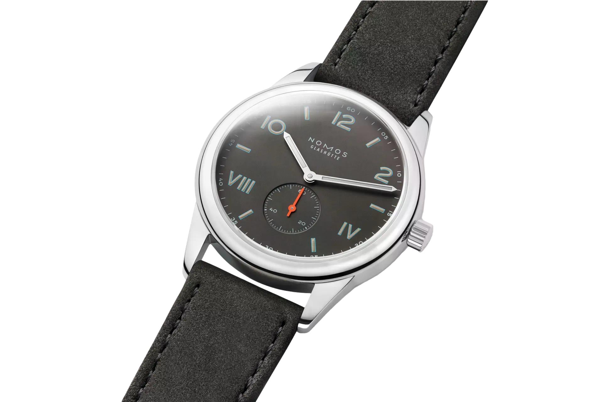Nomos Glashütte Club Campus 38 Night Sapphire Crystal Back - Queen May