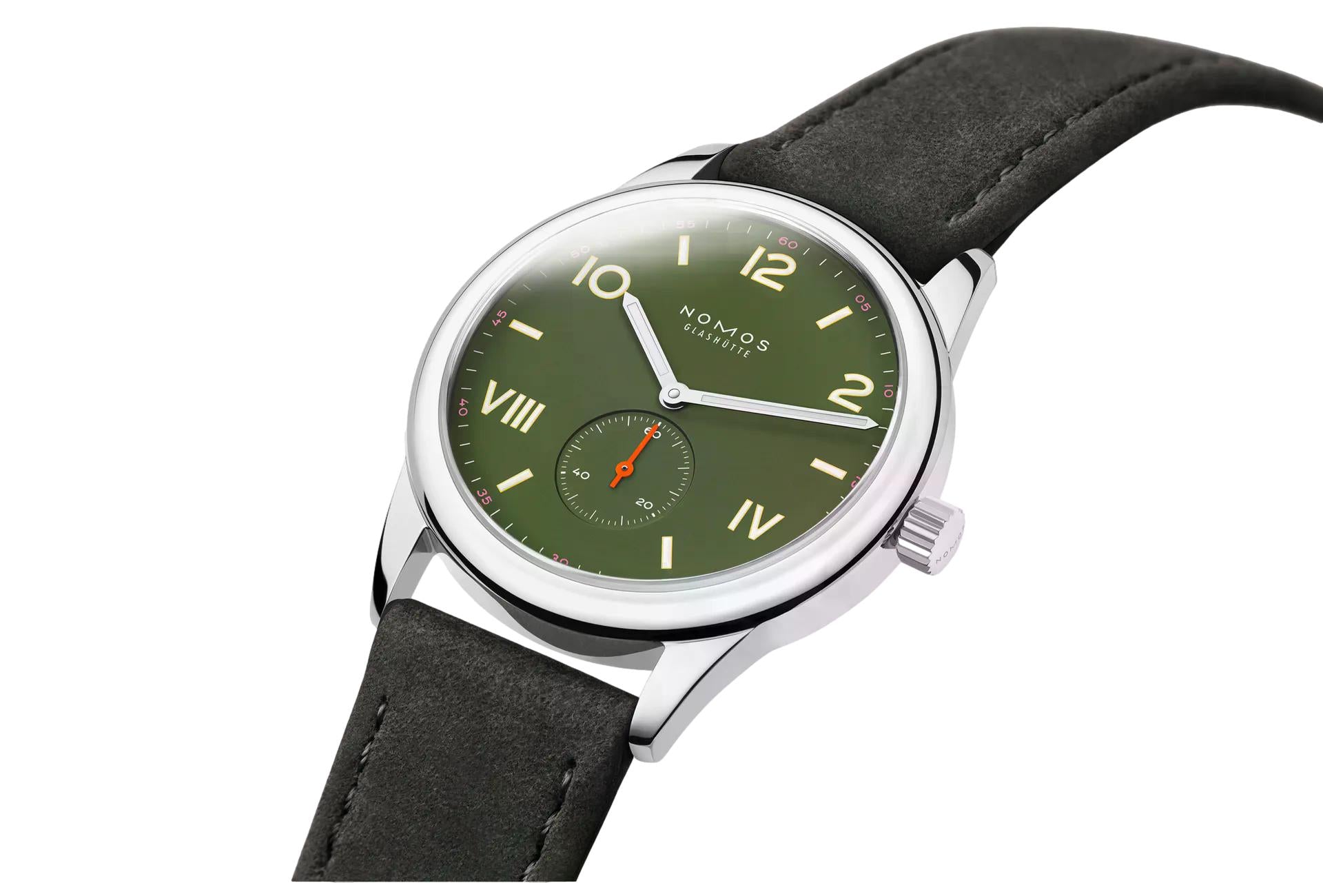 Nomos Glashütte Club Campus 38 All Olive Steel Back - Queen May