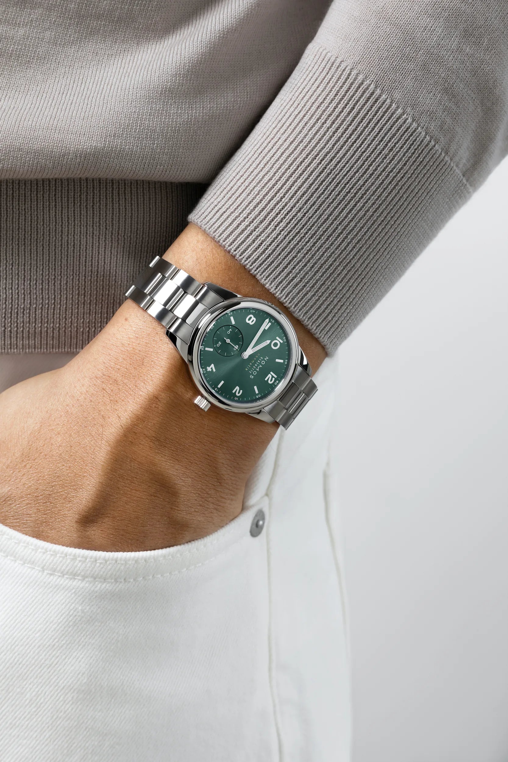 Nomos Glashütte Club Sport 37 Neomatik Petrol Sapphire Crystal Back - Queen May