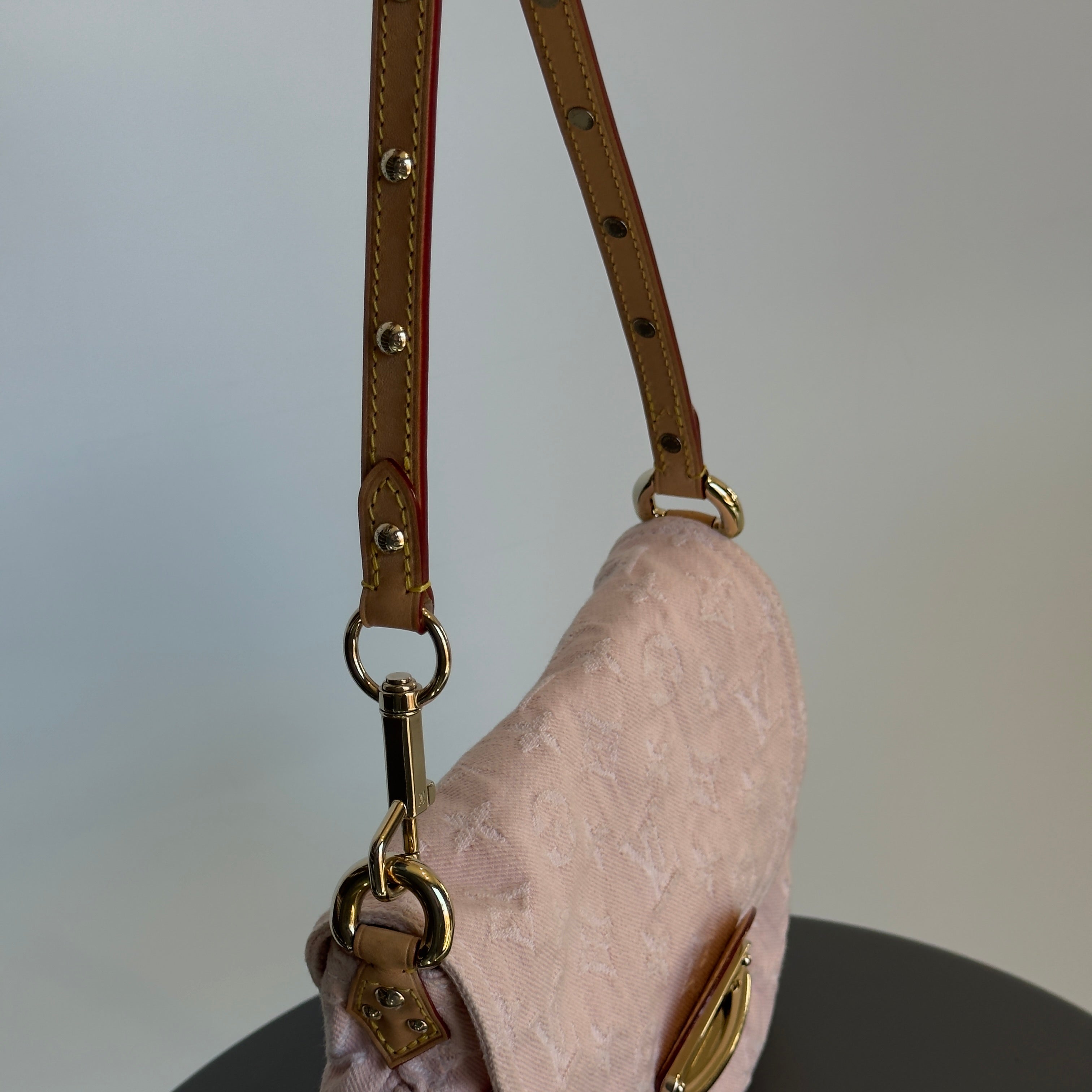 Louis Vuitton Pink Sunset Denim Monogram Bag - Queen May