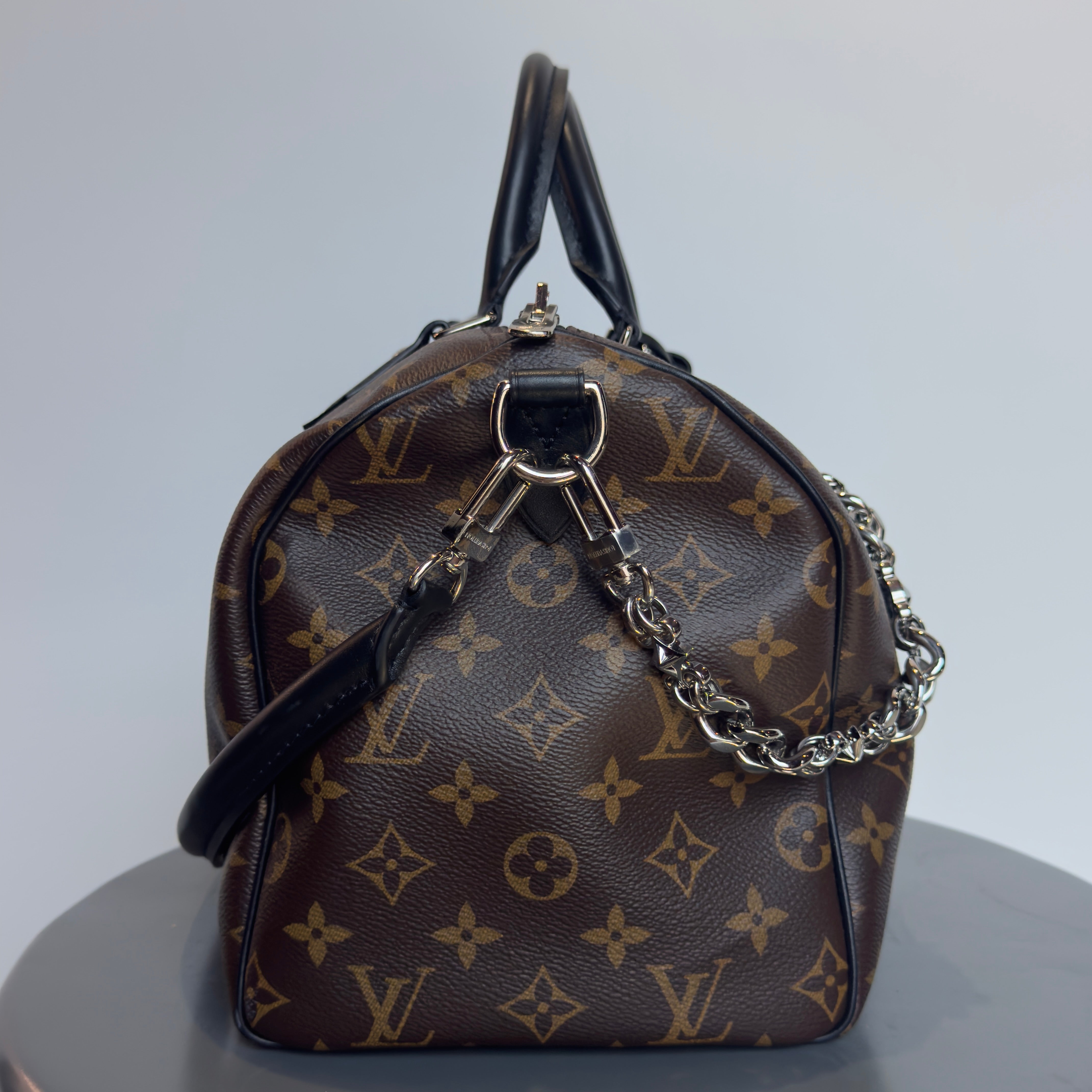Louis Vuitton Monogram Dark Speedy Soft Speedy 30