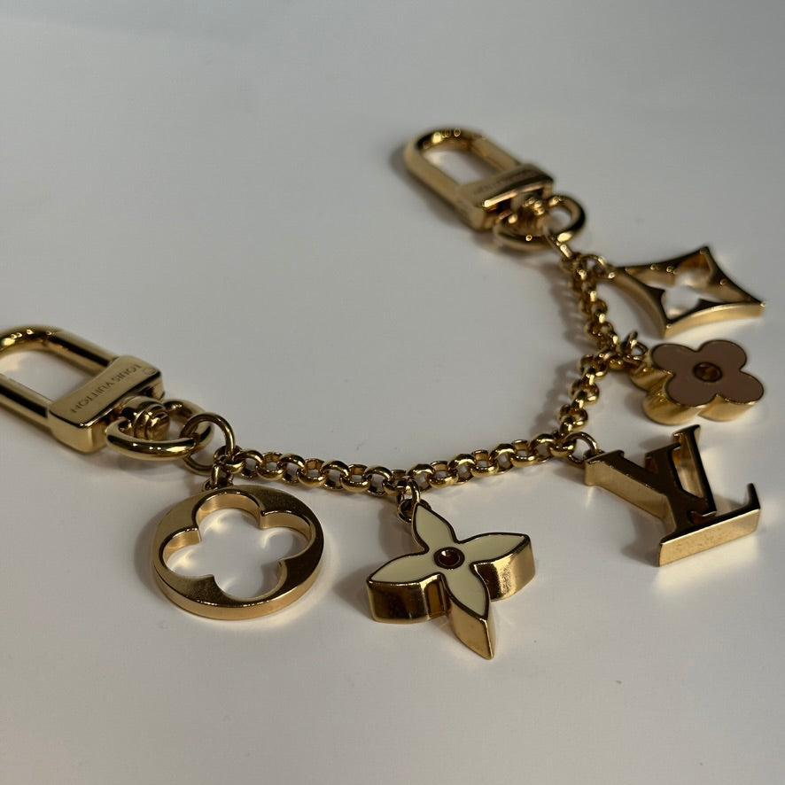 Louis Vuitton Fleur De Monogram Bag/Phone Charm - Queen May