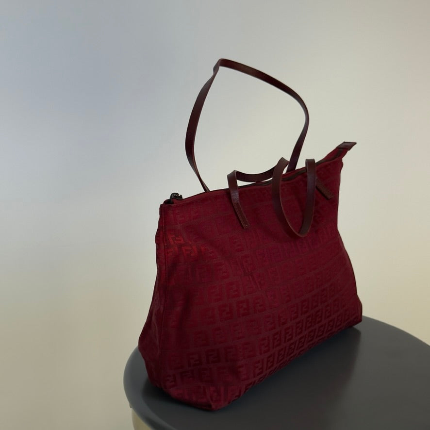 Fendi Zucca Canvas Tote - Queen May