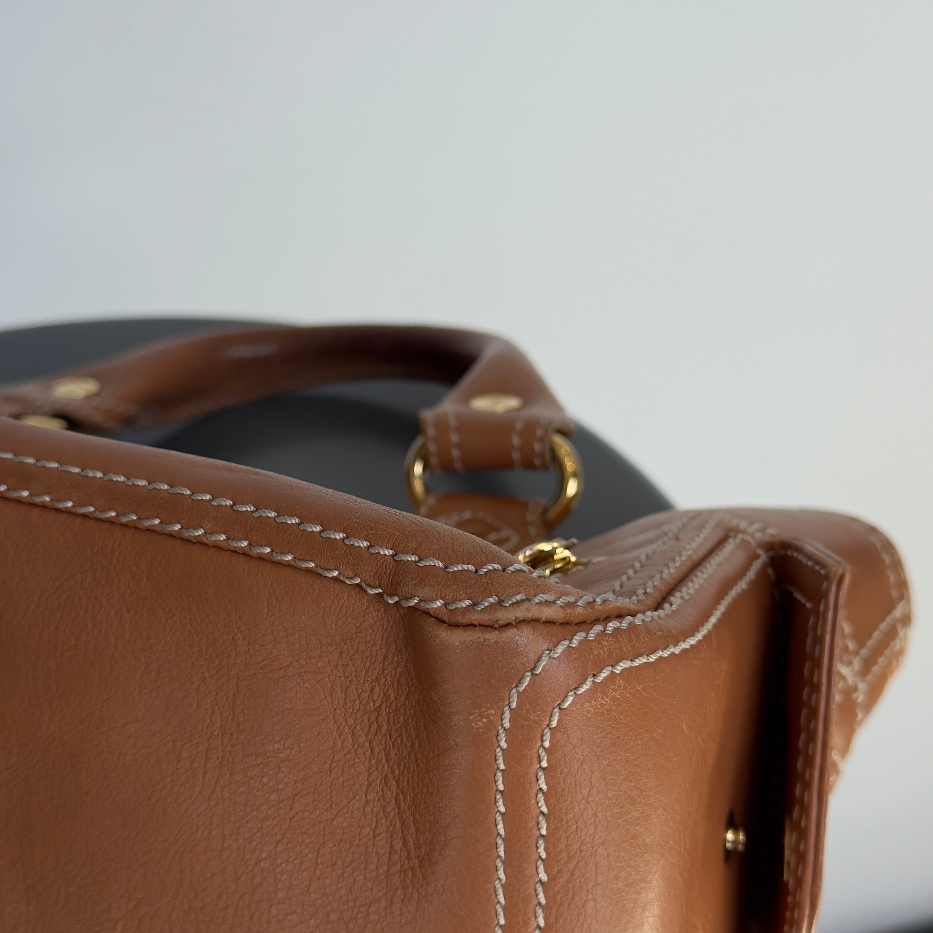 Celine Brown Leather Boogie Bag