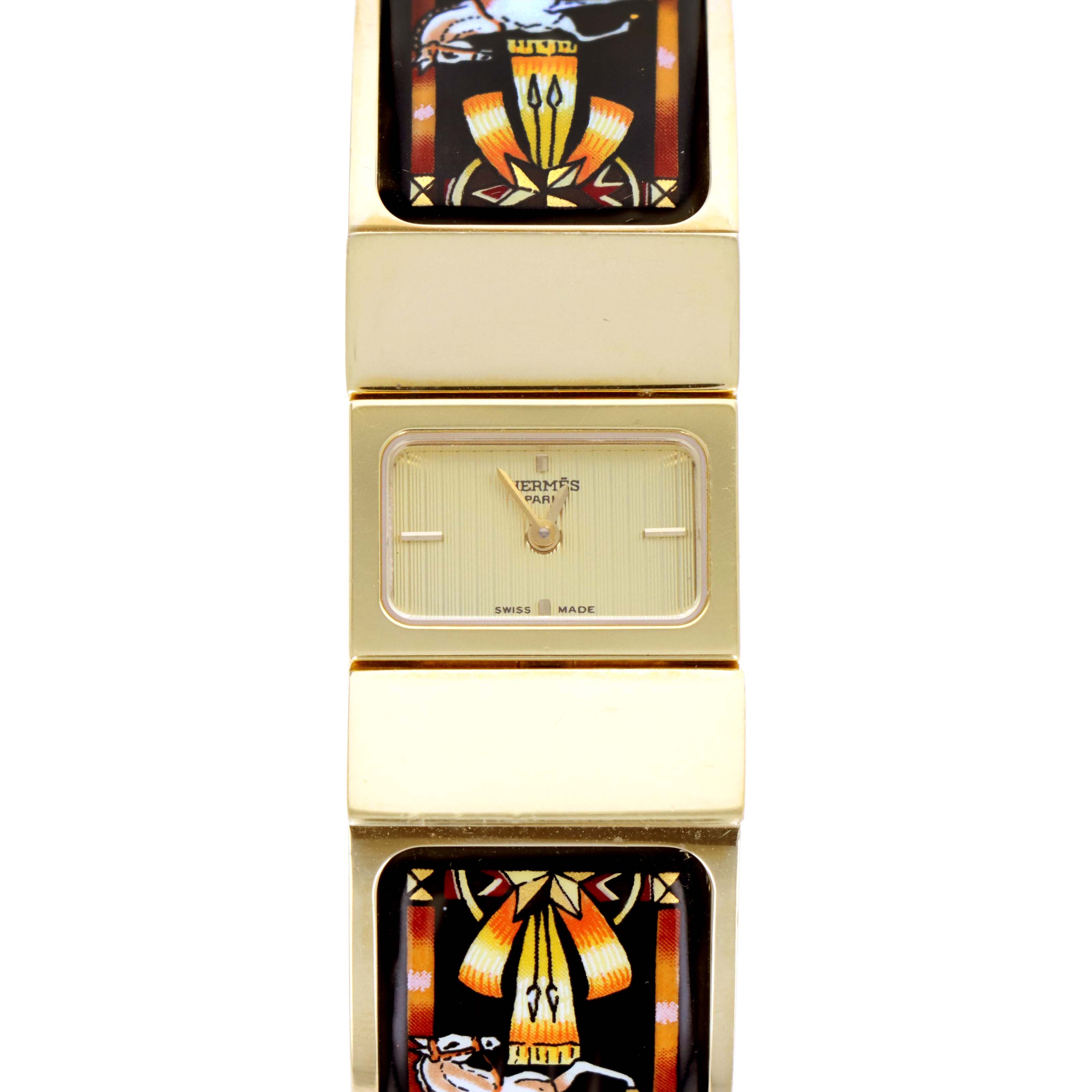Hermès Loquet Wide Hinge Bangle Watch - Queen May