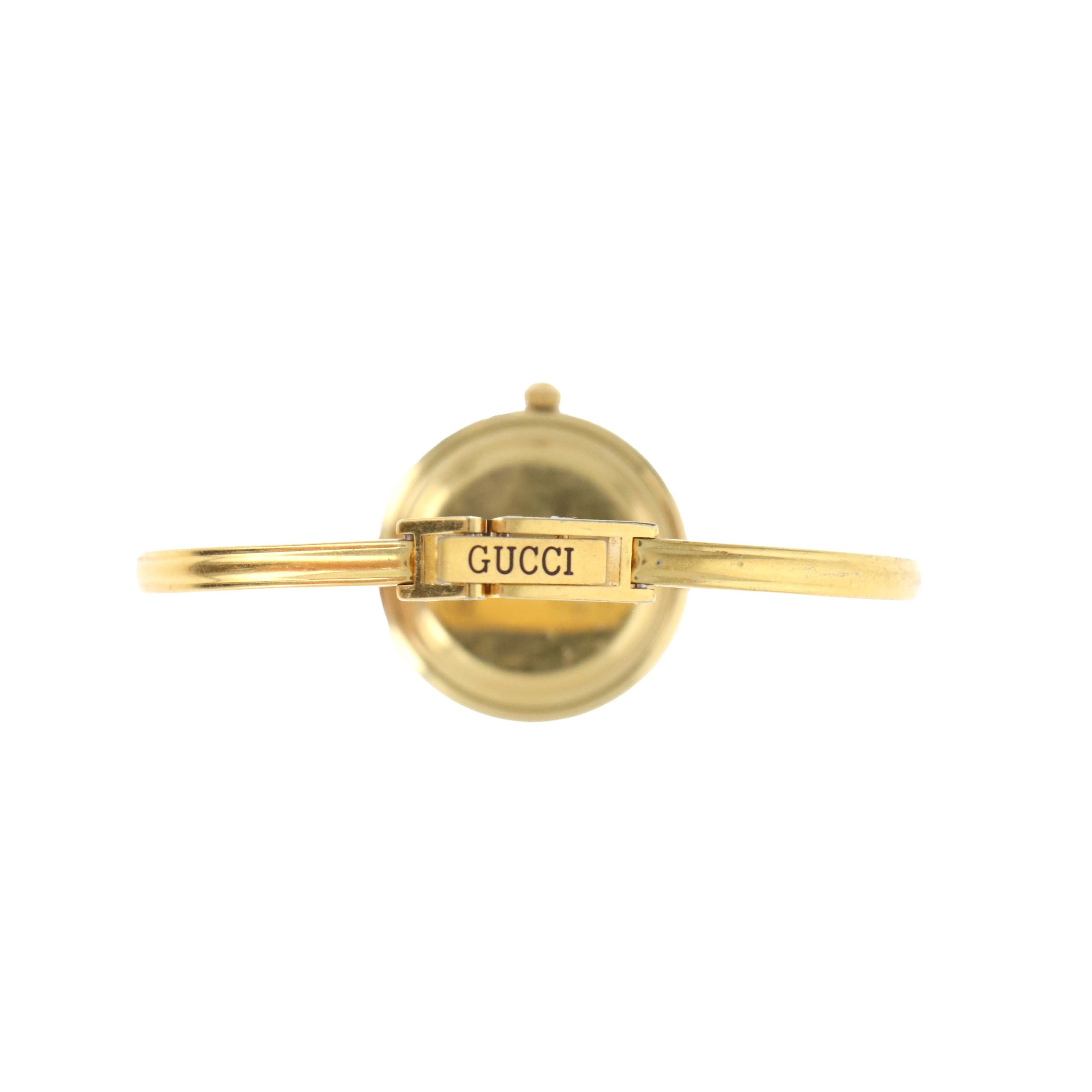 Vintage Gucci Interchangeable Bezel Bangle Watch - Queen May