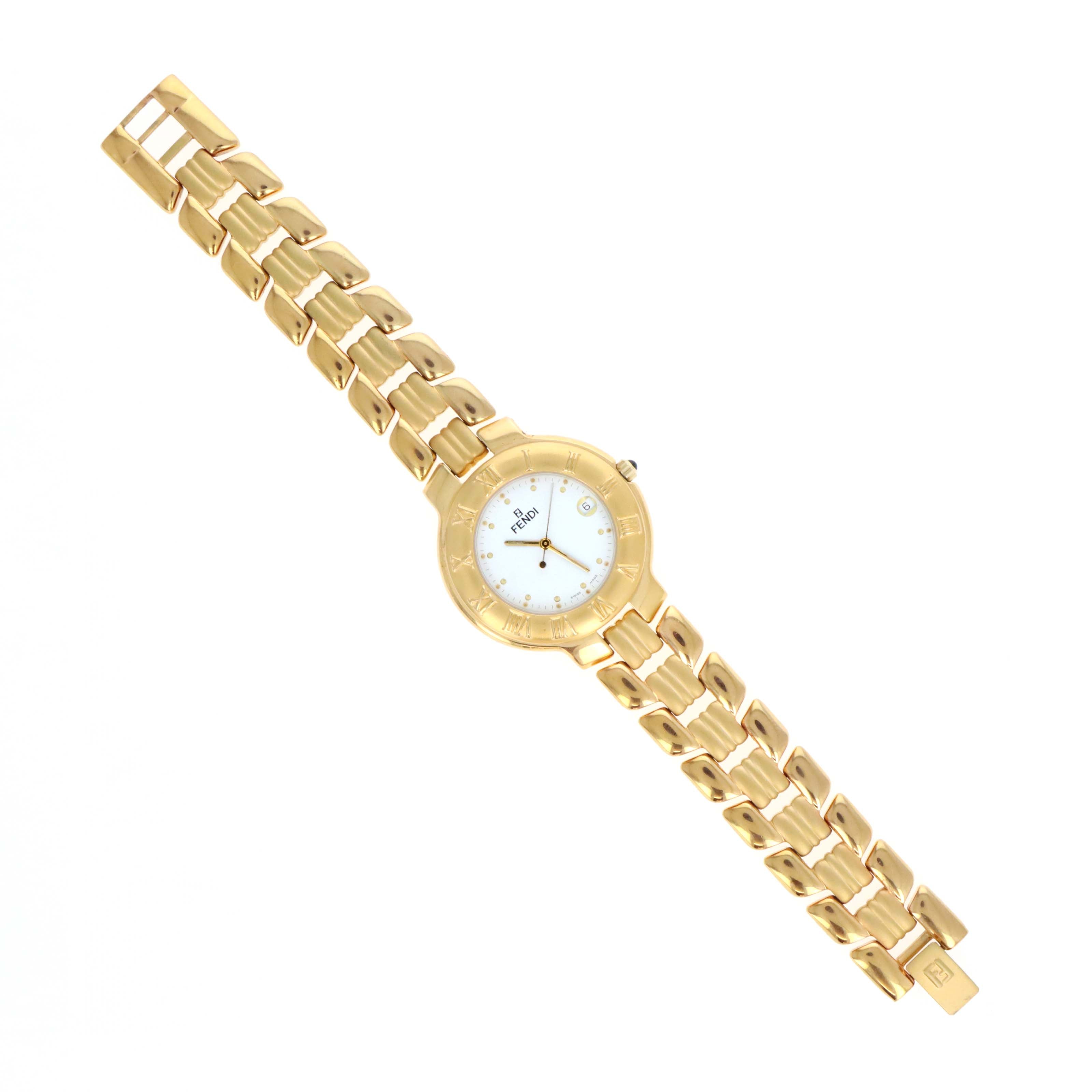 Fendi 900G Gold Plated Orologi Watch - Queen May