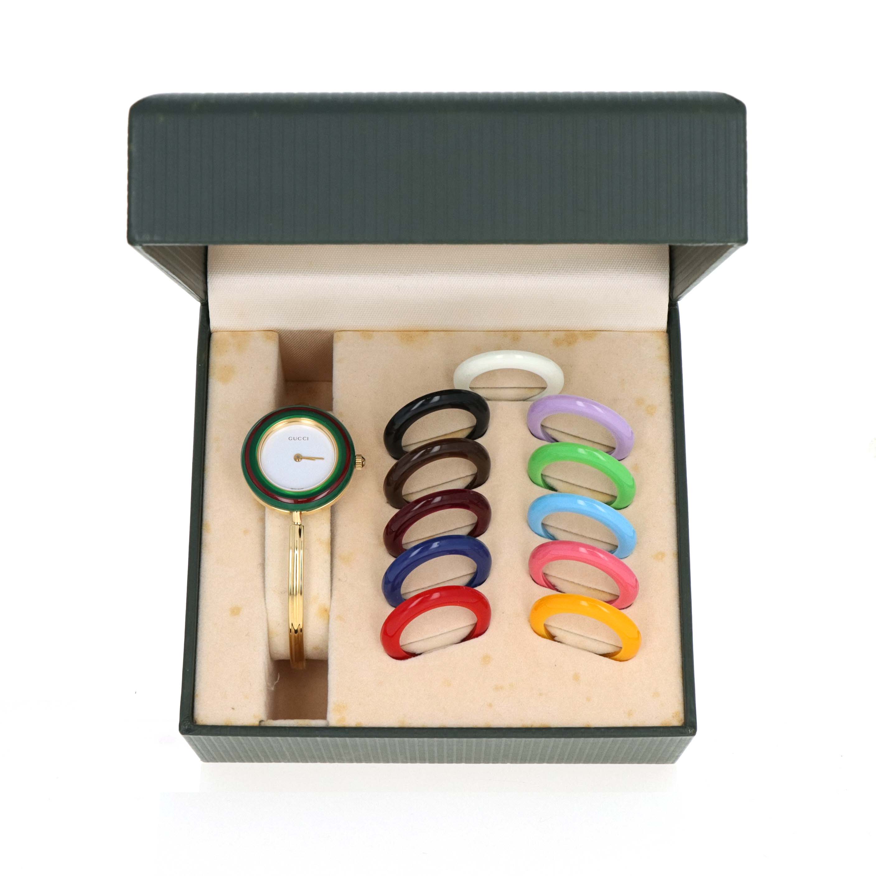 Vintage Gucci Interchangeable Bezel Watch - Queen May