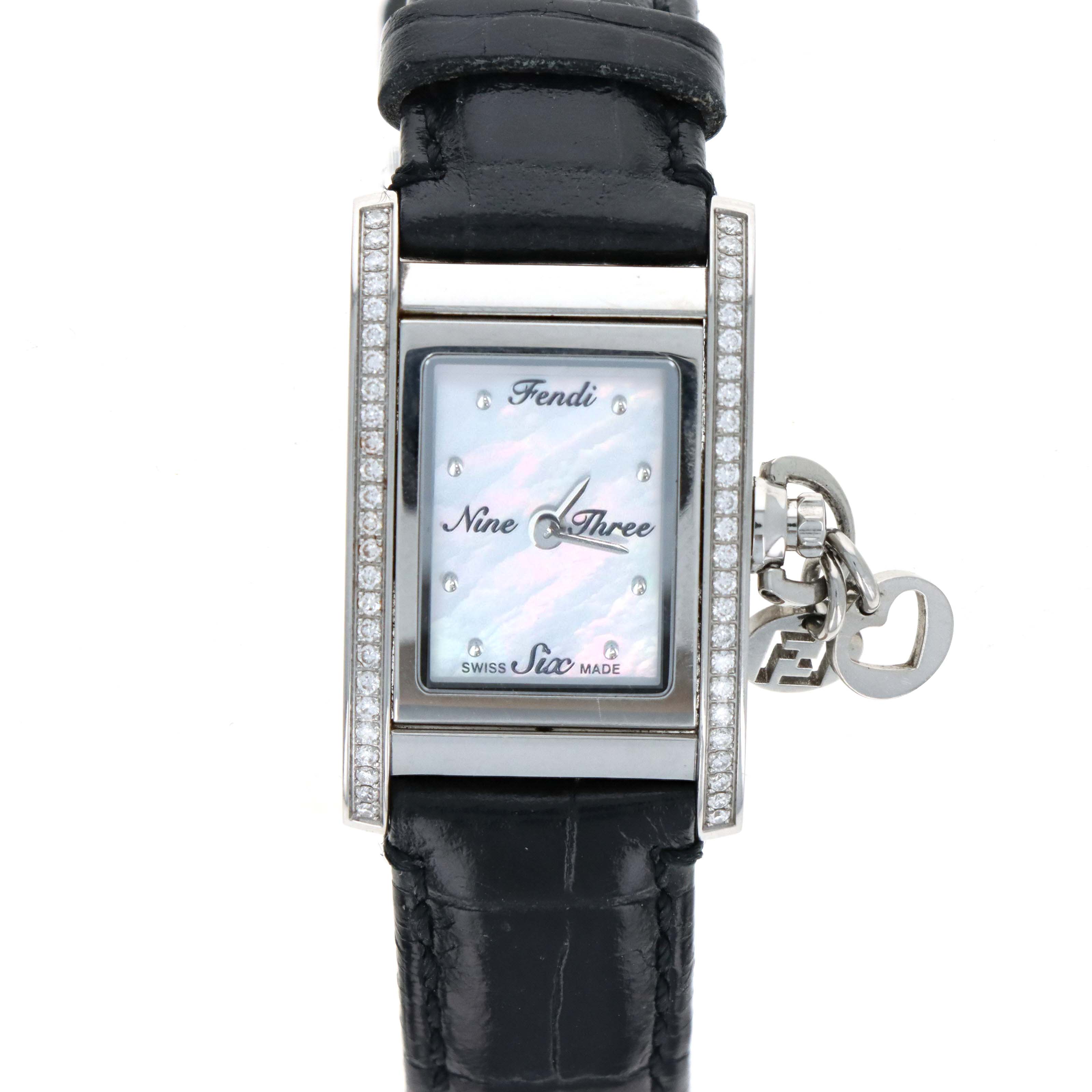 Fendi 7100L Mother Of Pearl "Reverso" Watch - Queen May