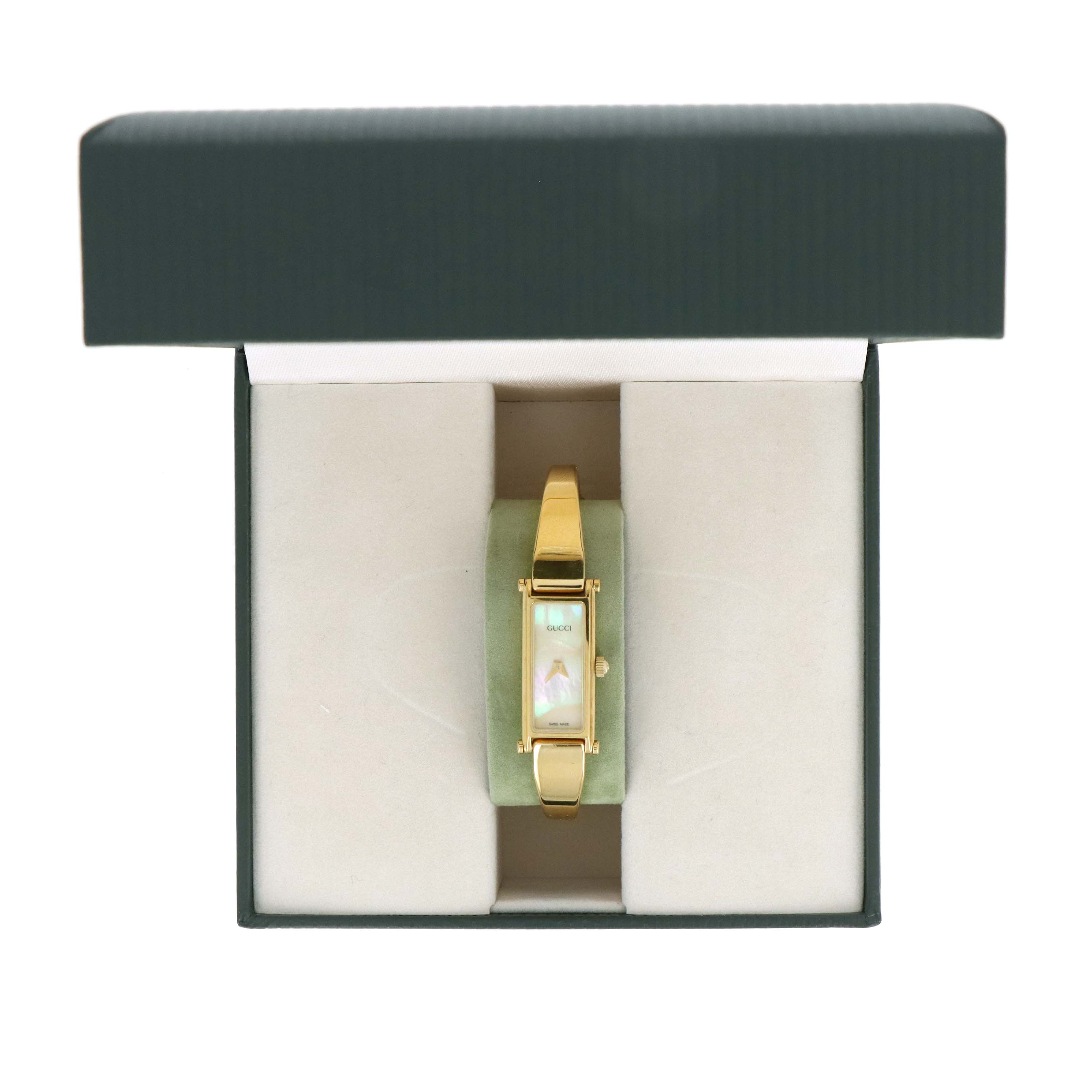 Gucci Mother of Pearl 1500L Ladies Watch - Queen May