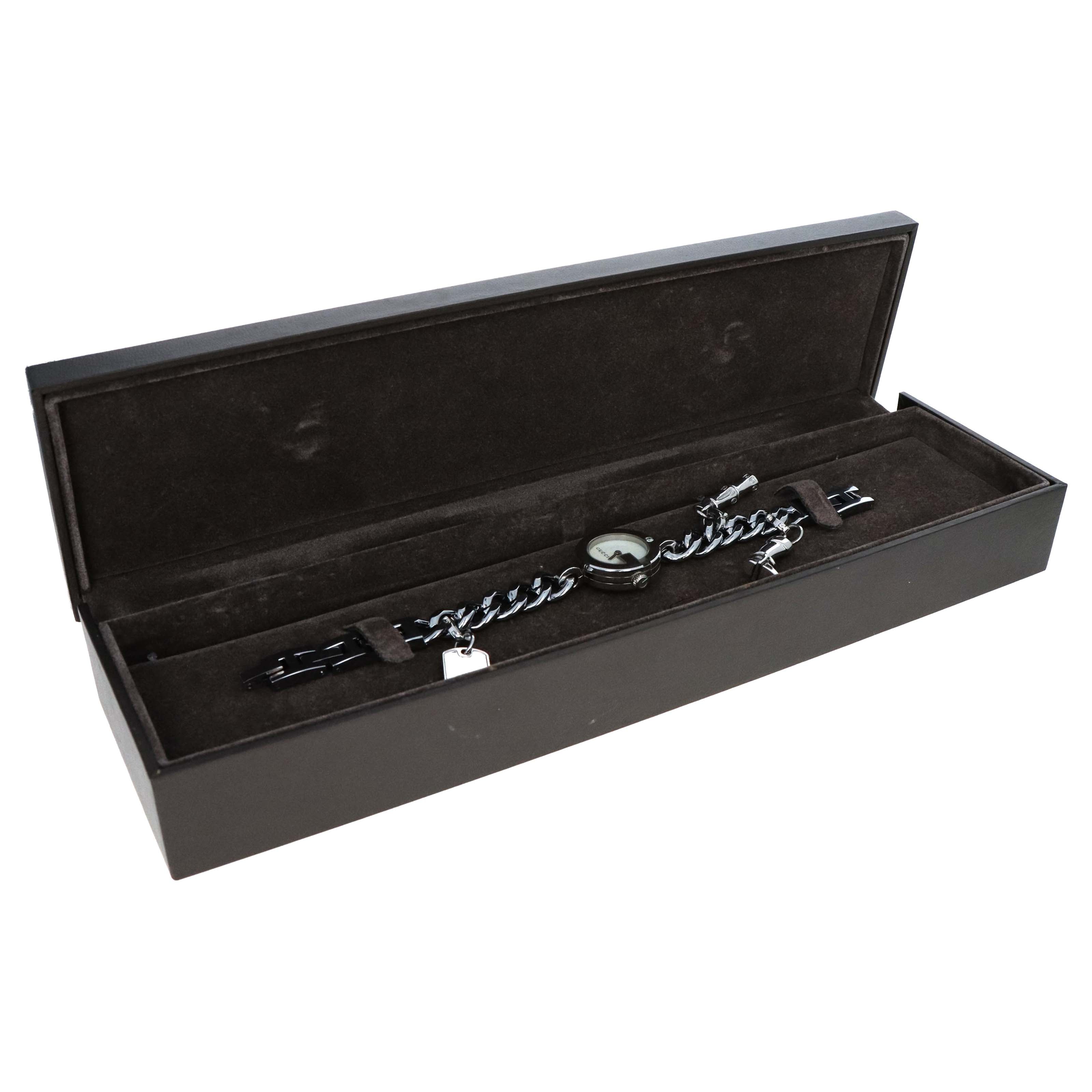 Gucci 107 G Face Charm Bracelet Watch - Queen May
