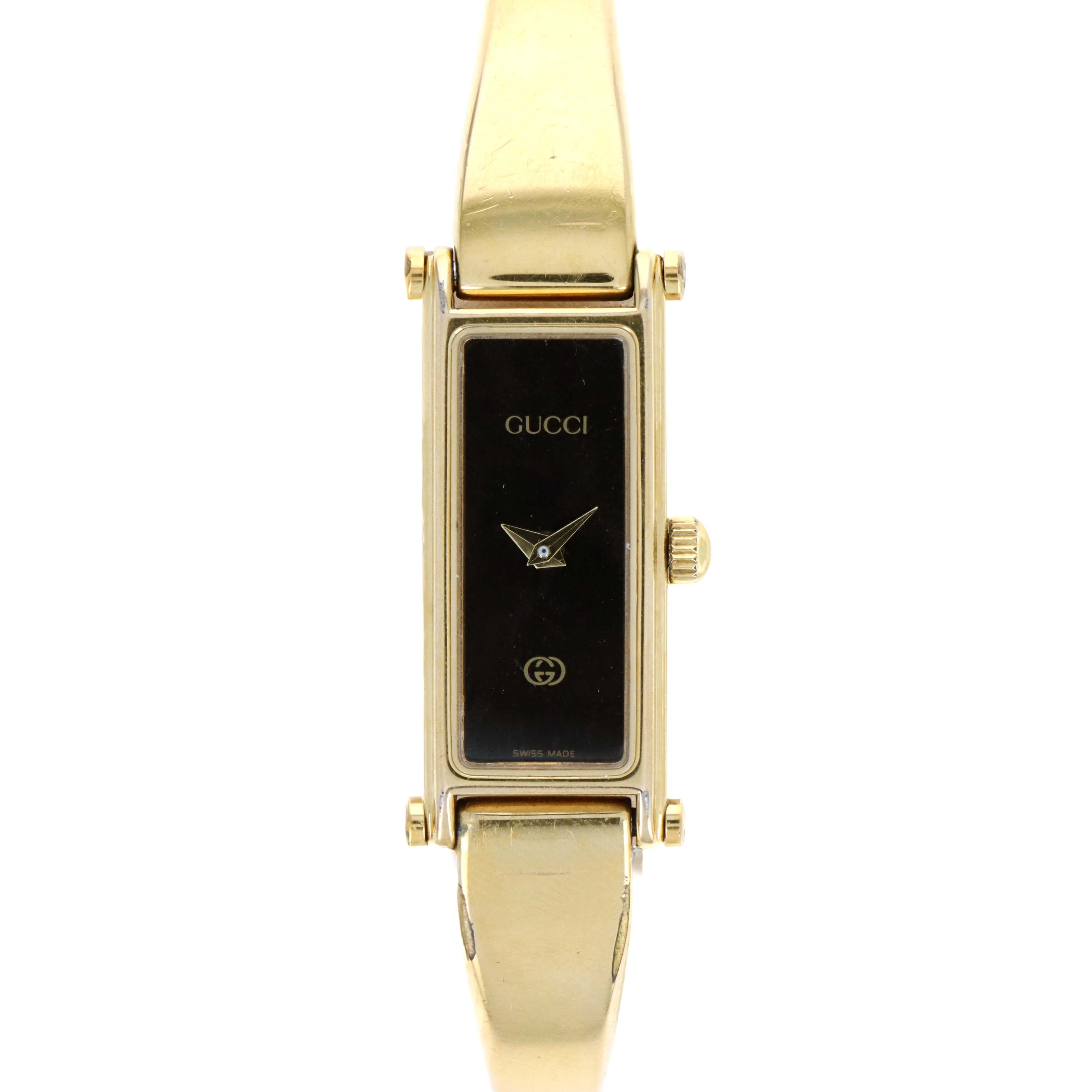 Gucci Black Dial 1500L Series Watch - Queen May