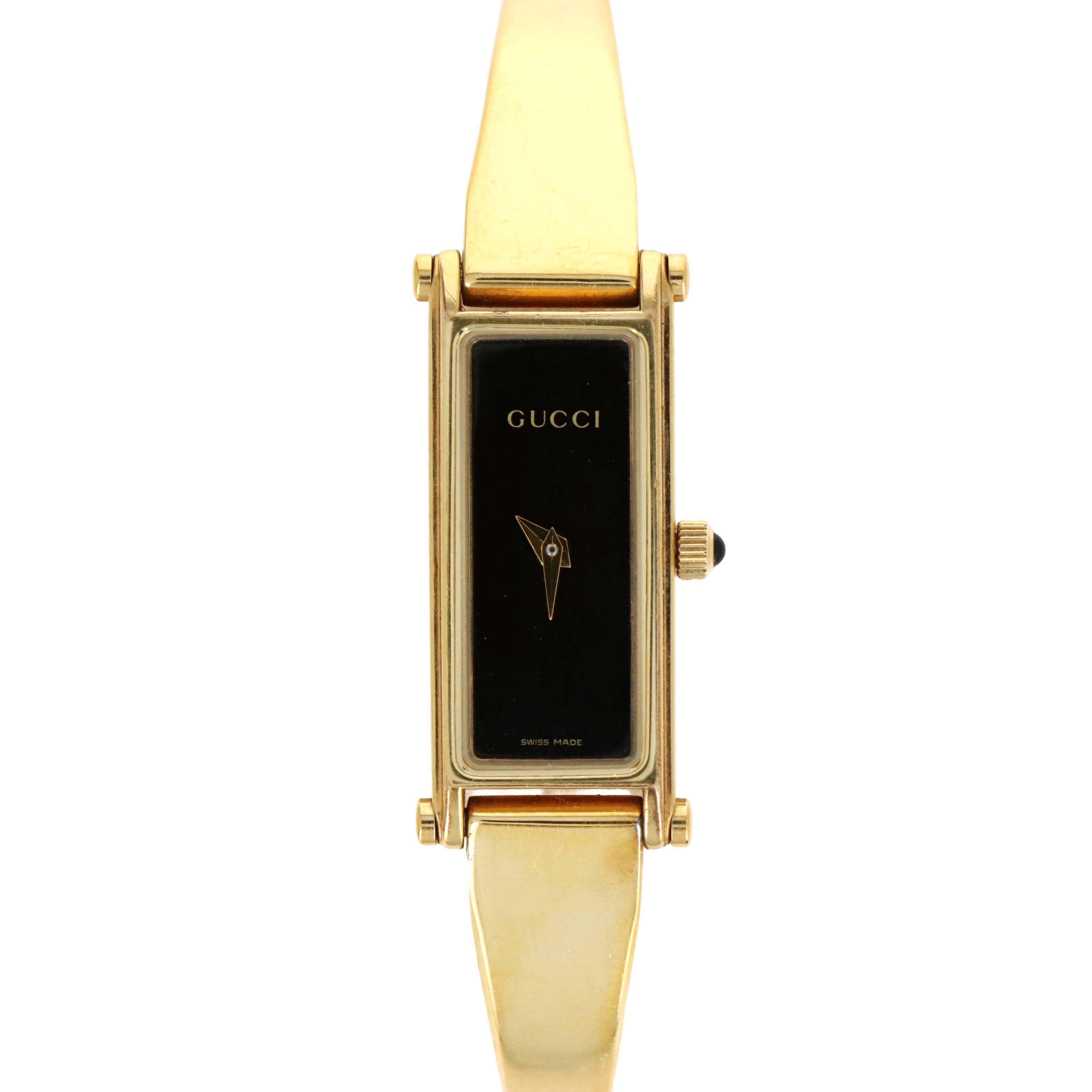 Gucci Black 1500L Ladies Watch 15mm - Queen May