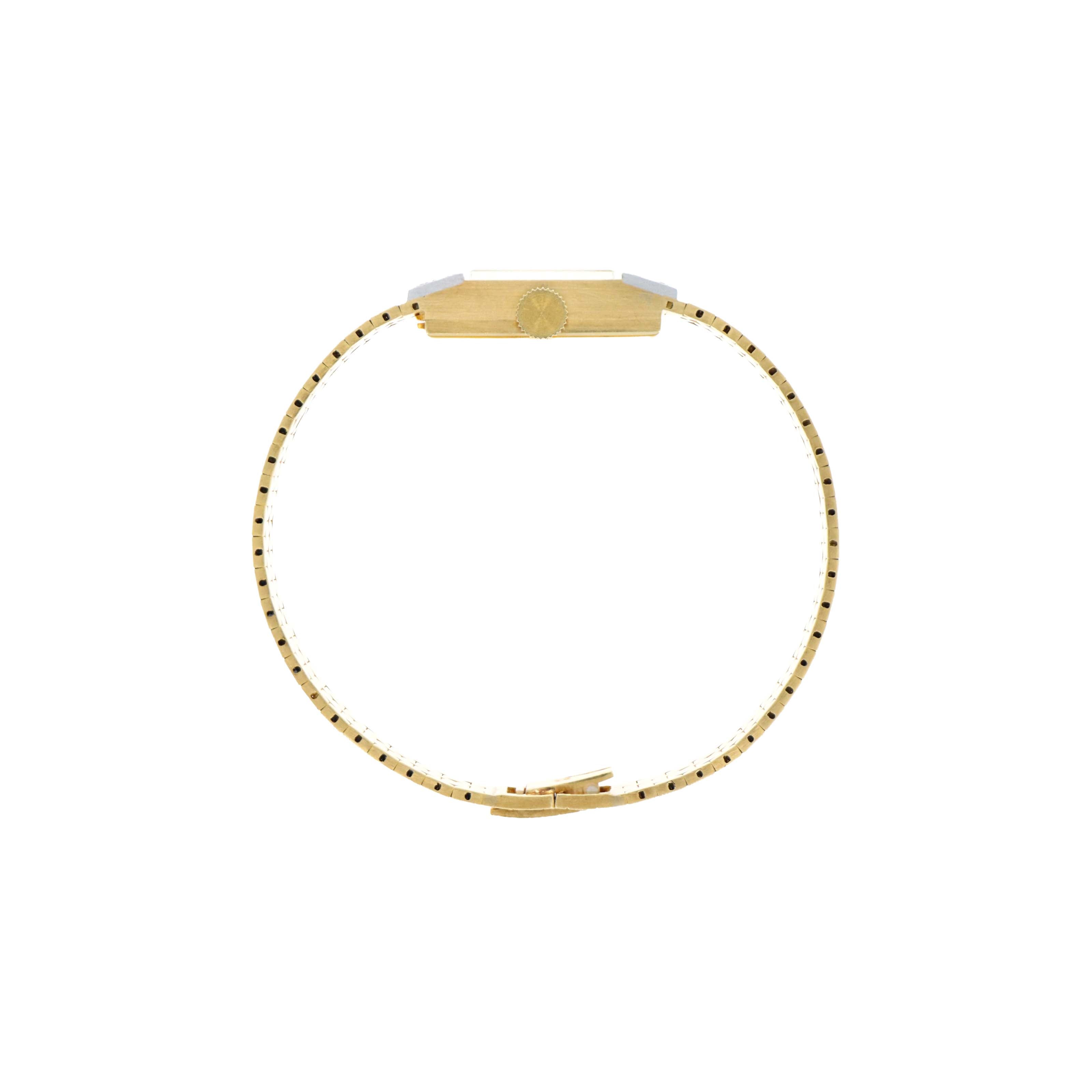 Vintage 18K Yellow Gold Laykin et Cie Diamond Watch