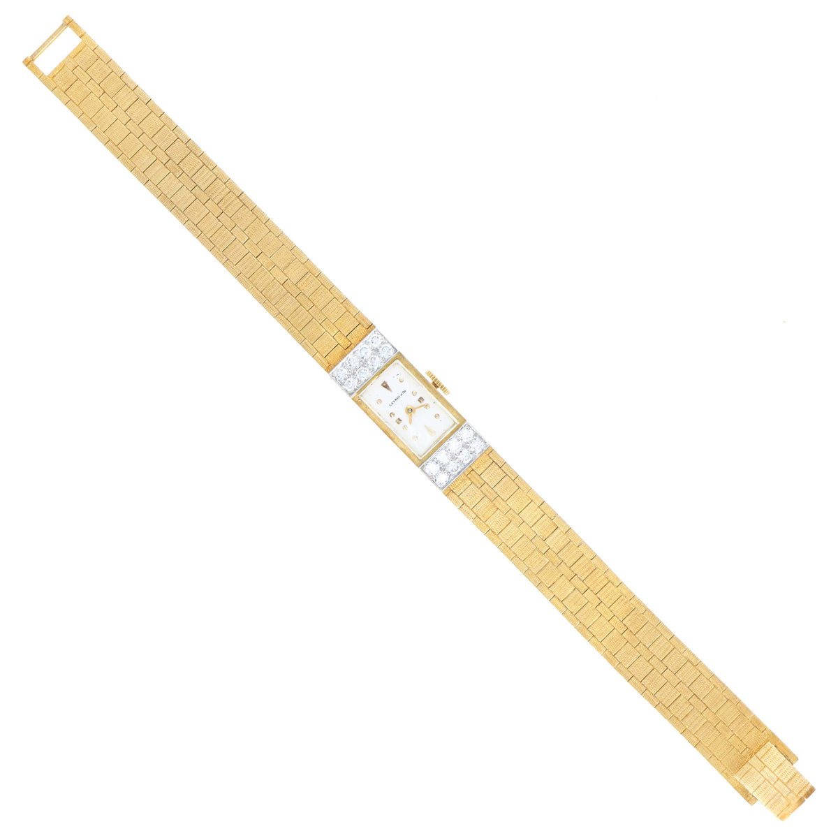 Vintage 18K Yellow Gold Laykin et Cie Diamond Watch