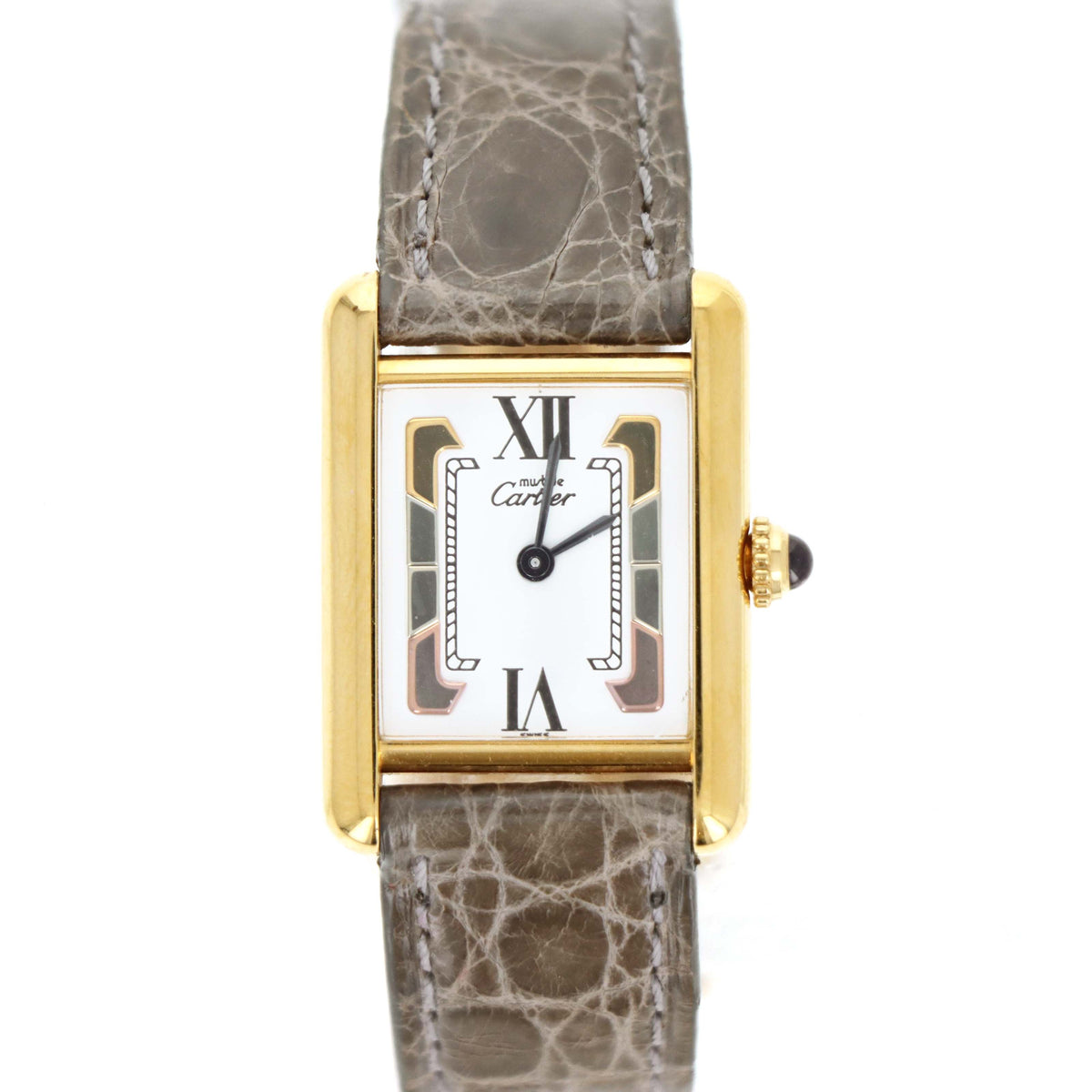 Cartier Must De Cartier Tank Vermeil Trinity Dial