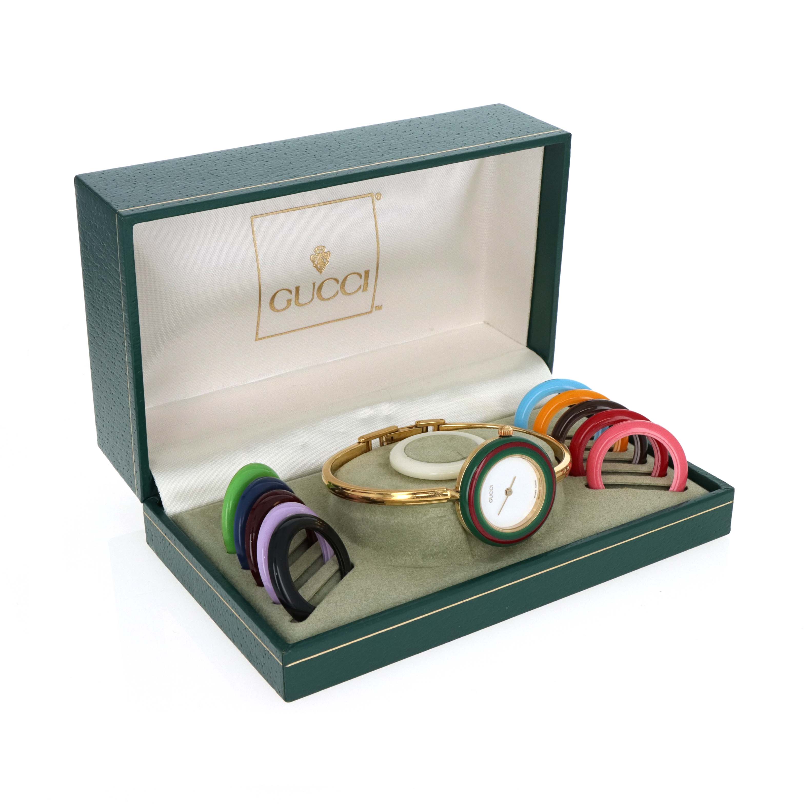 Vintage Gucci Interchangeable Bezel Watch - Queen May