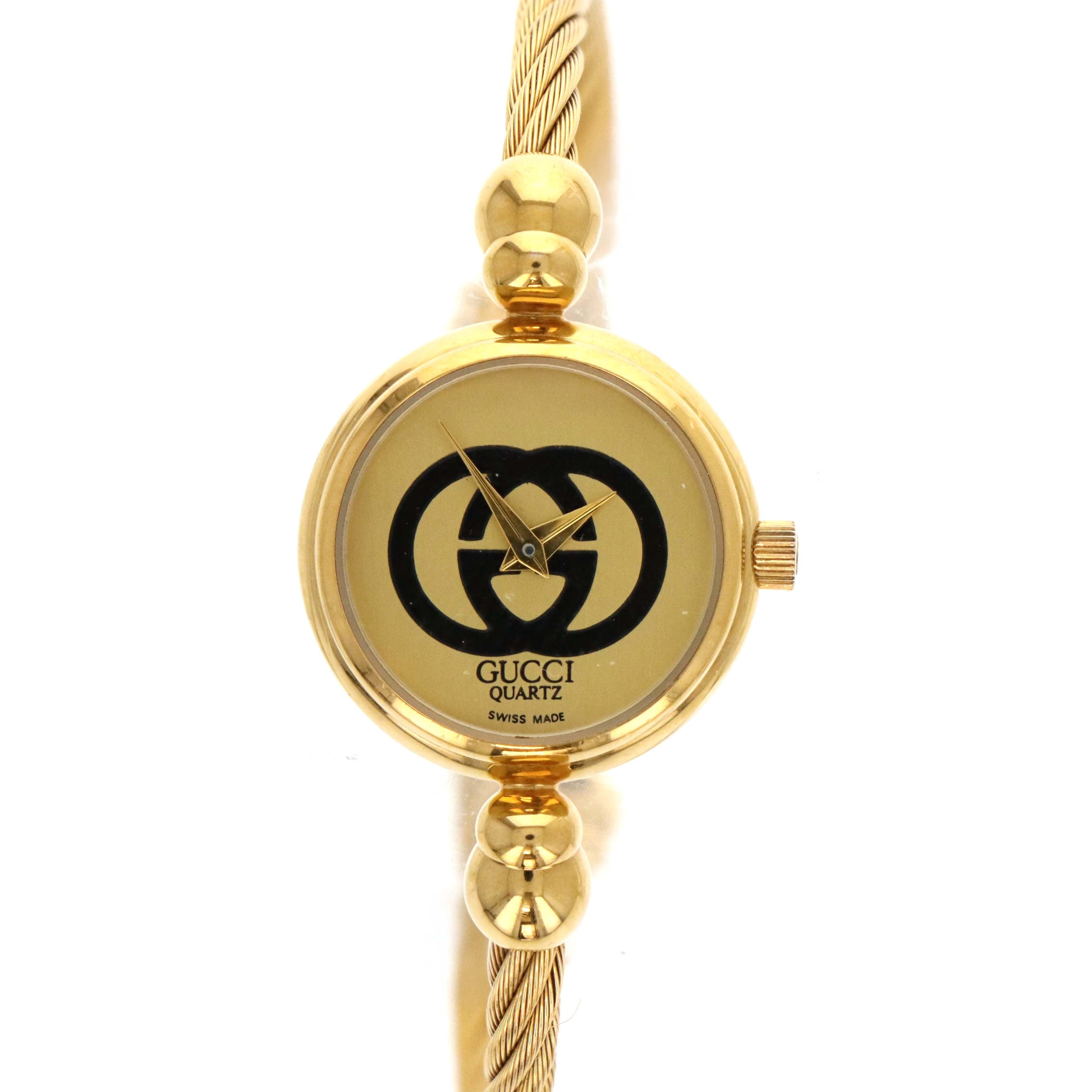 Gucci 20mm GG Dial Rope Bangle Watch - Queen May