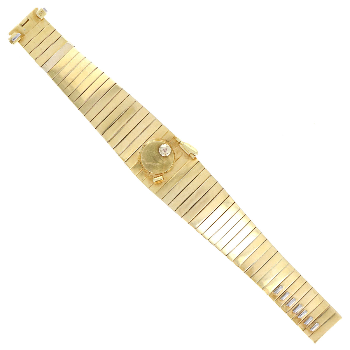 Vintage 18K Yellow Gold Omega Lidded Mechanical Movement Back Winding Watch - Queen May