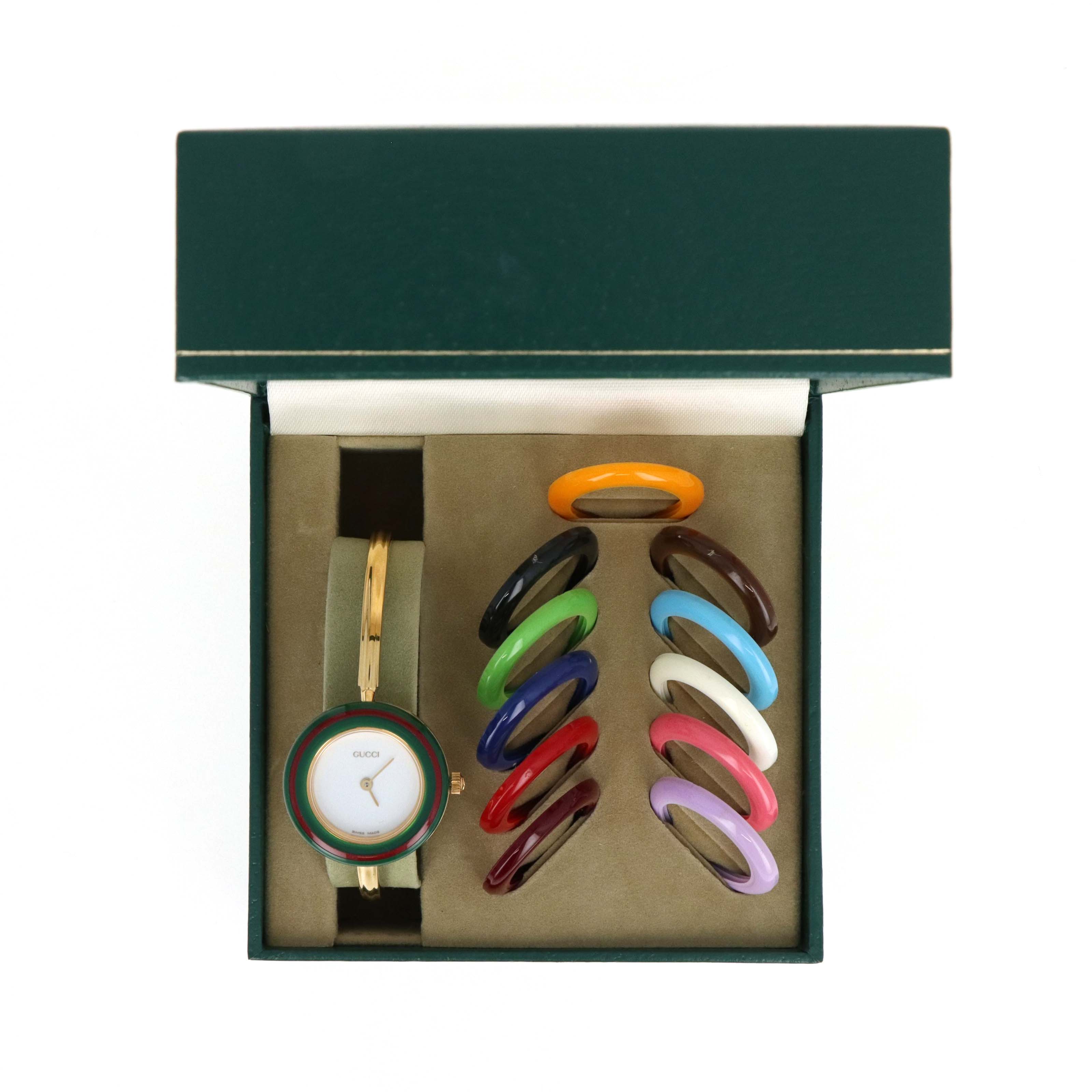 Vintage Gucci Interchangeable Bezel Watch - Queen May