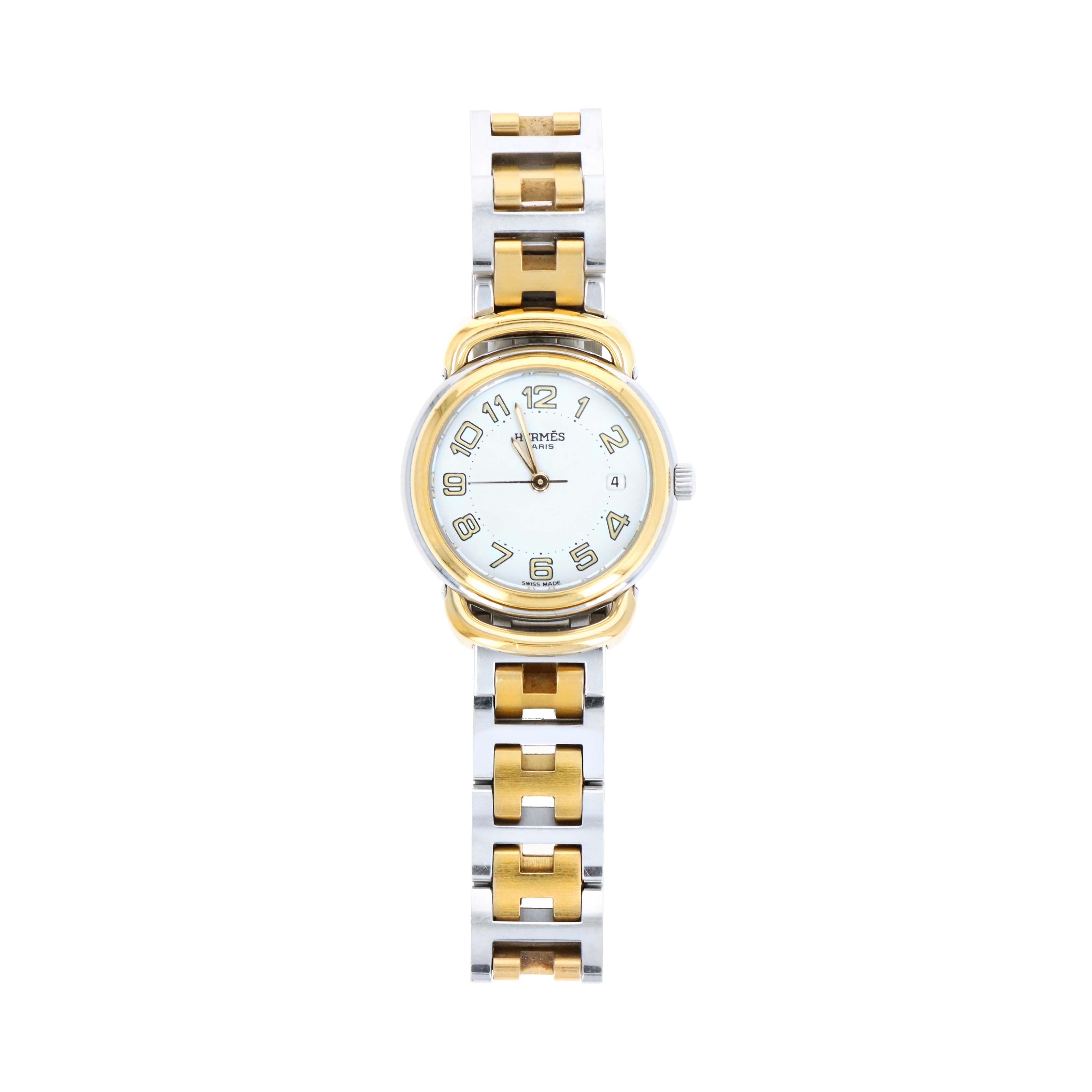 Hermes Pullman Two-Tone Quartz Watch - Queen May