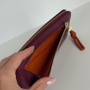 Loewe Knot Slim Leather Continental Wallet - Queen May