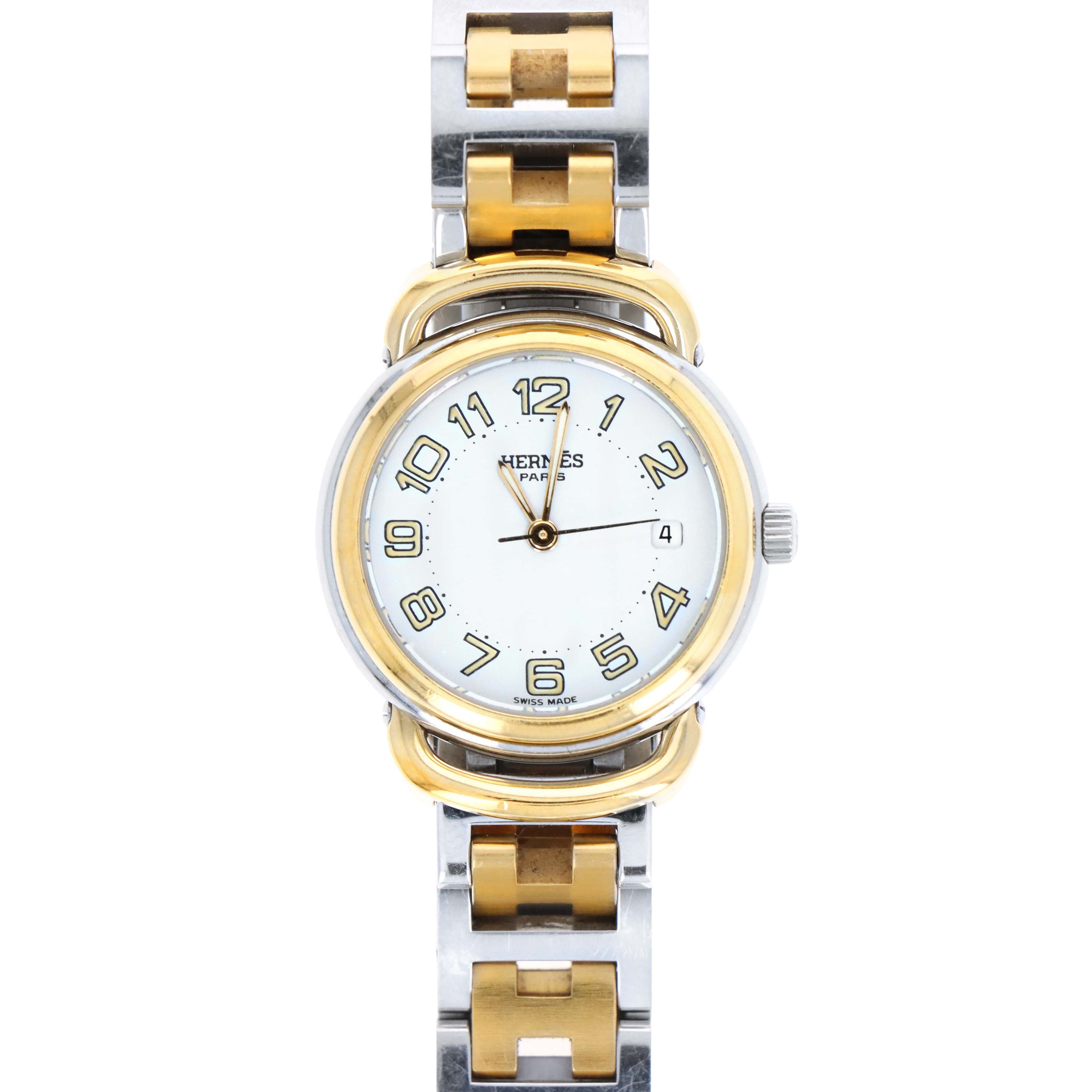 Hermes Pullman Two-Tone Quartz Watch - Queen May
