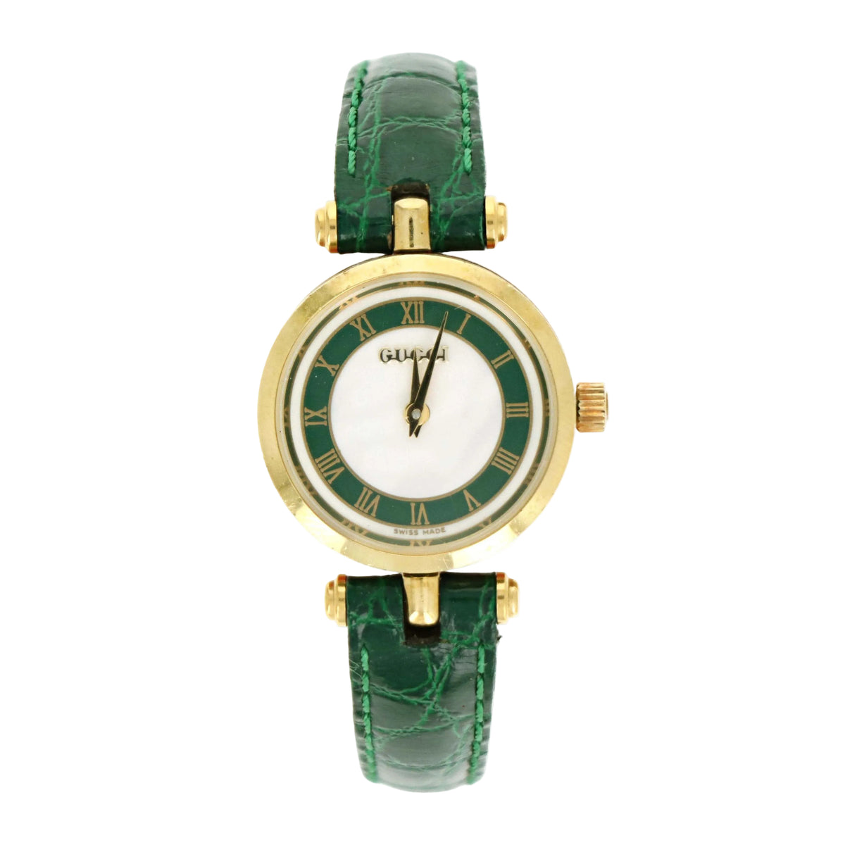 Rare Green Gucci Sherry Watch - Queen May
