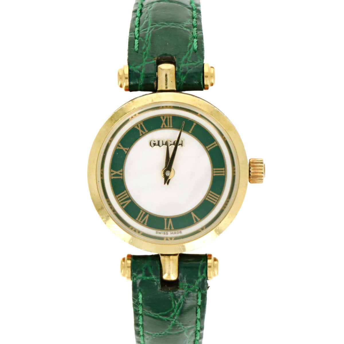 Rare Green Gucci Sherry Watch - Queen May