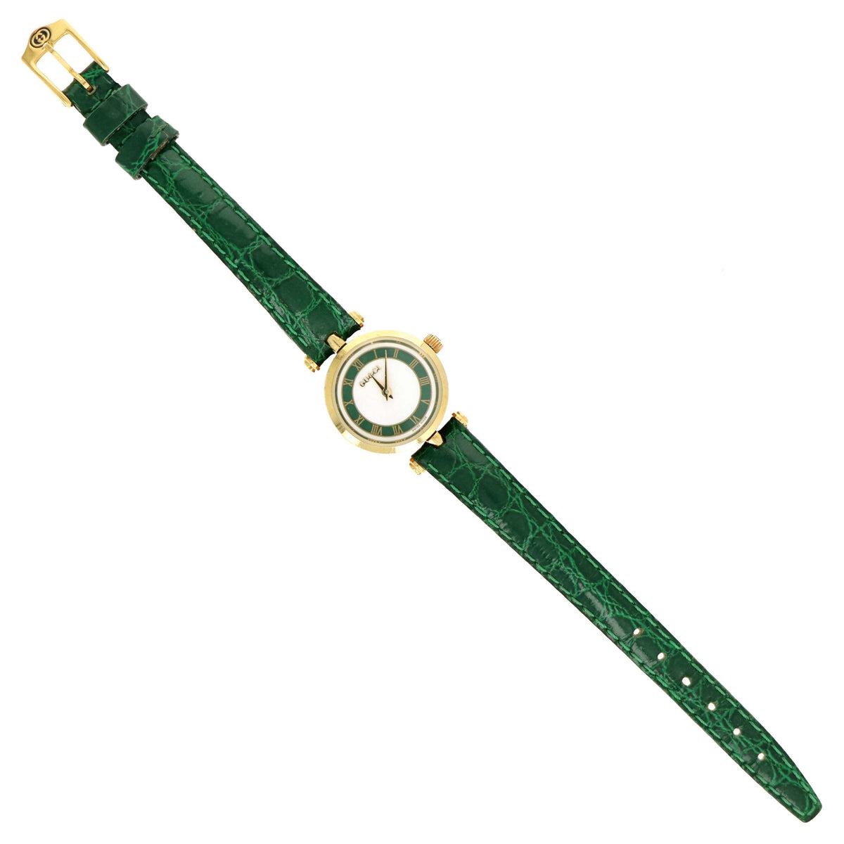 Rare Green Gucci Sherry Watch - Queen May