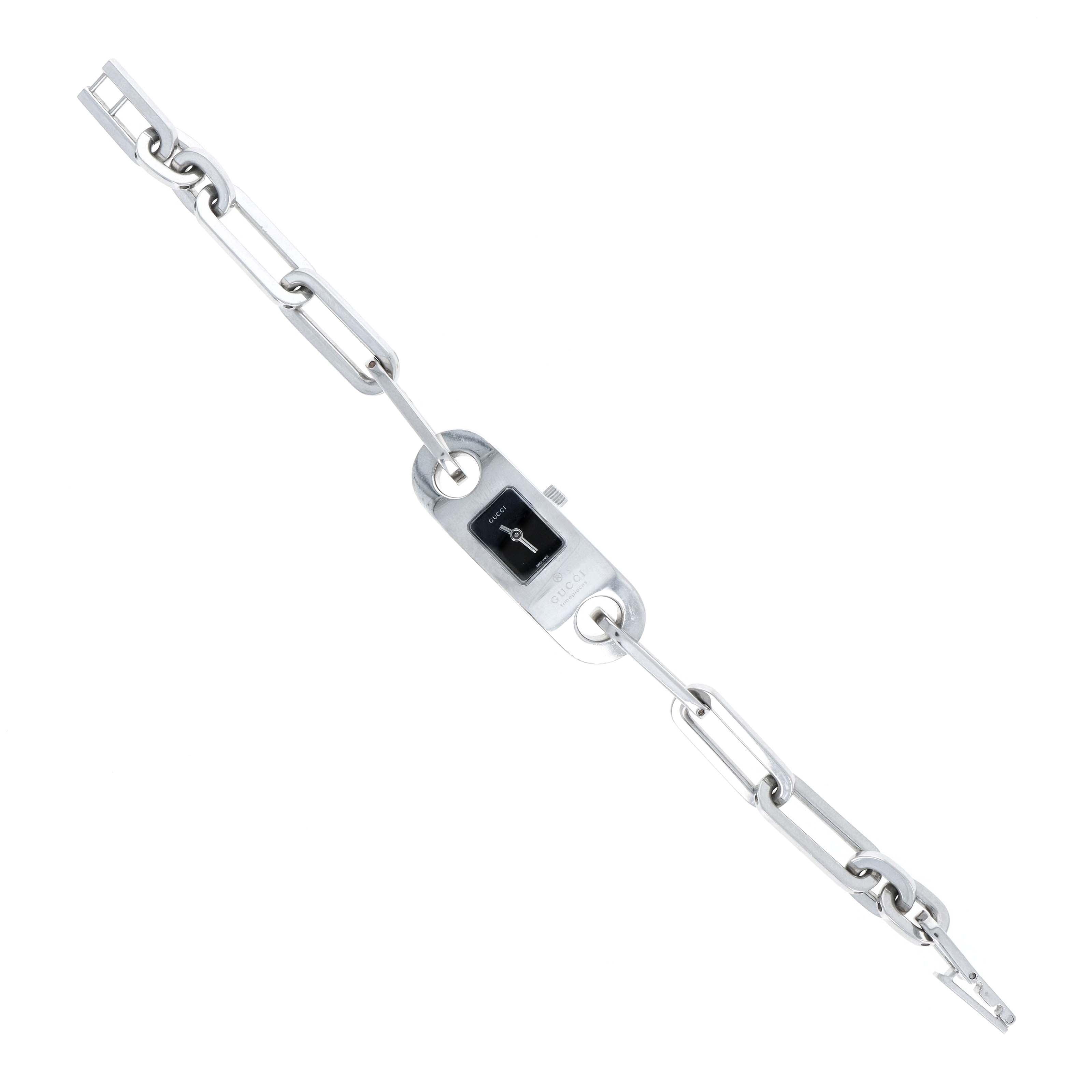 Gucci 6100L Stainless Steel Link Watch - Queen May