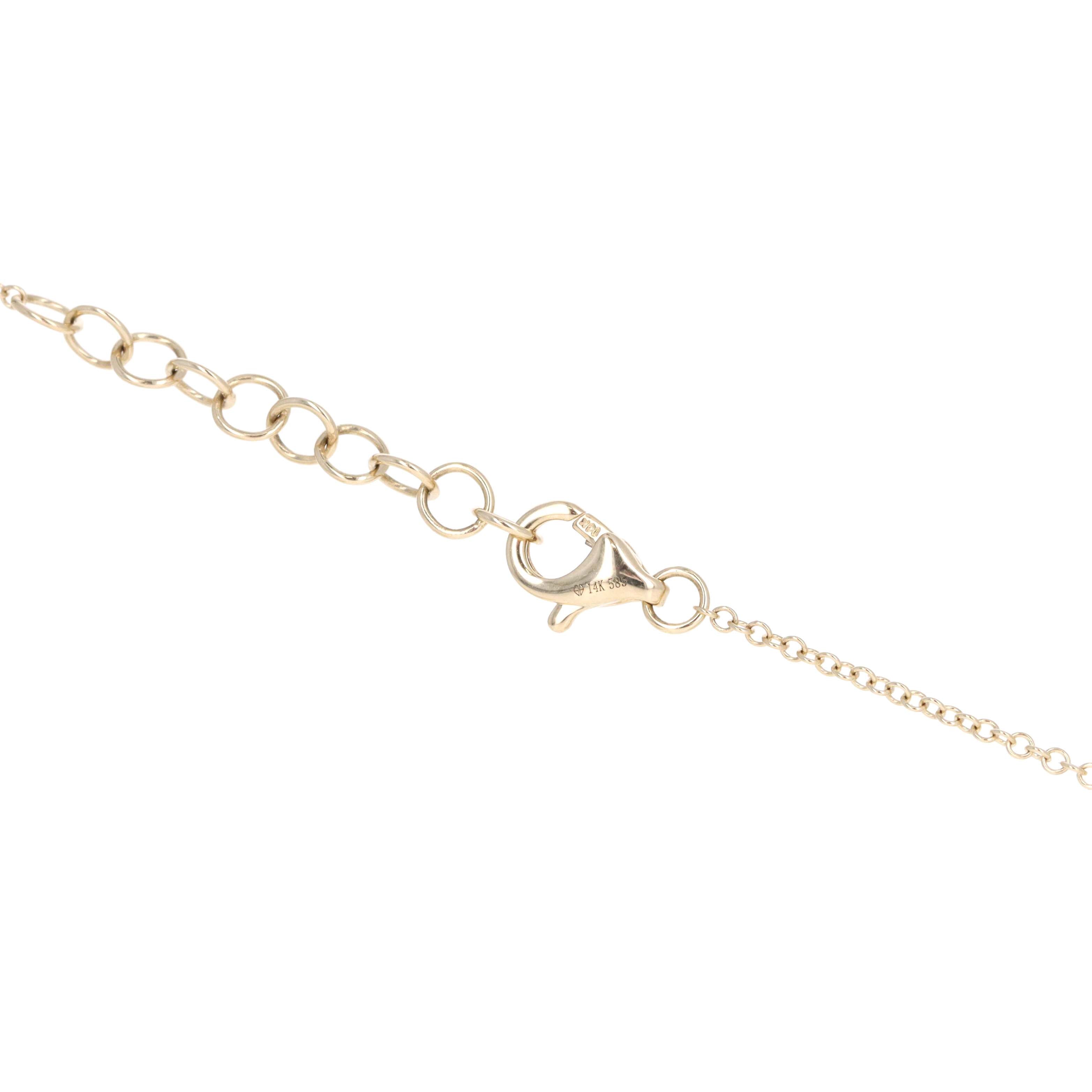 14K Yellow Gold 0.07 Carat Diamond Pave Bow Bracelet - Queen May