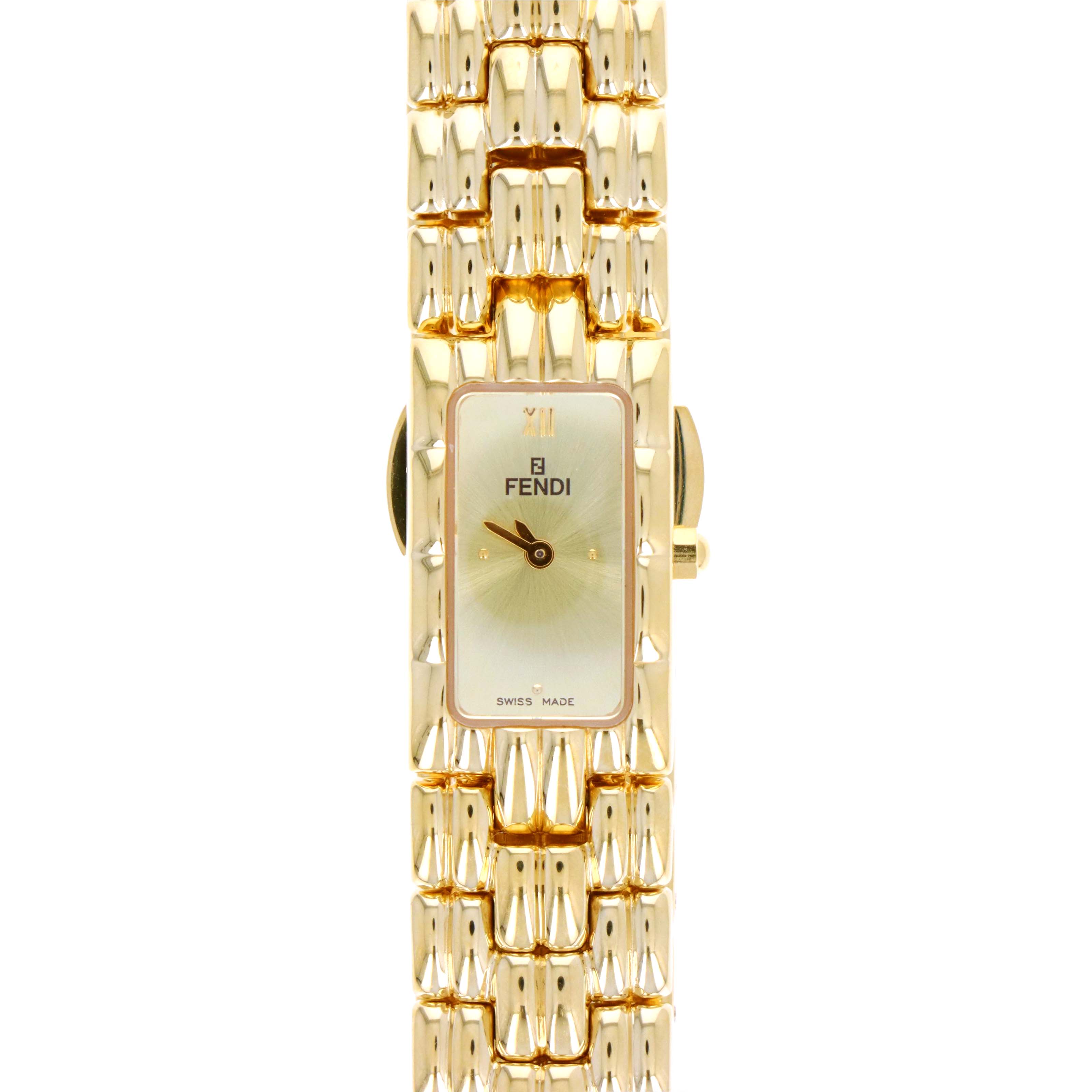 Fendi Gold Plated 670L Link Watch - Queen May