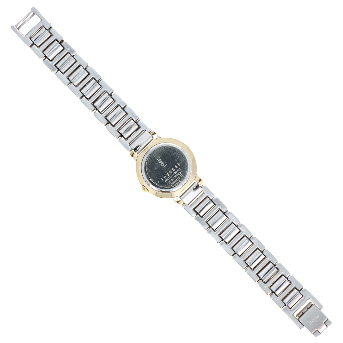 Yves Saint Laurent Two Tone Cream Dial Ladies Watch - Queen May