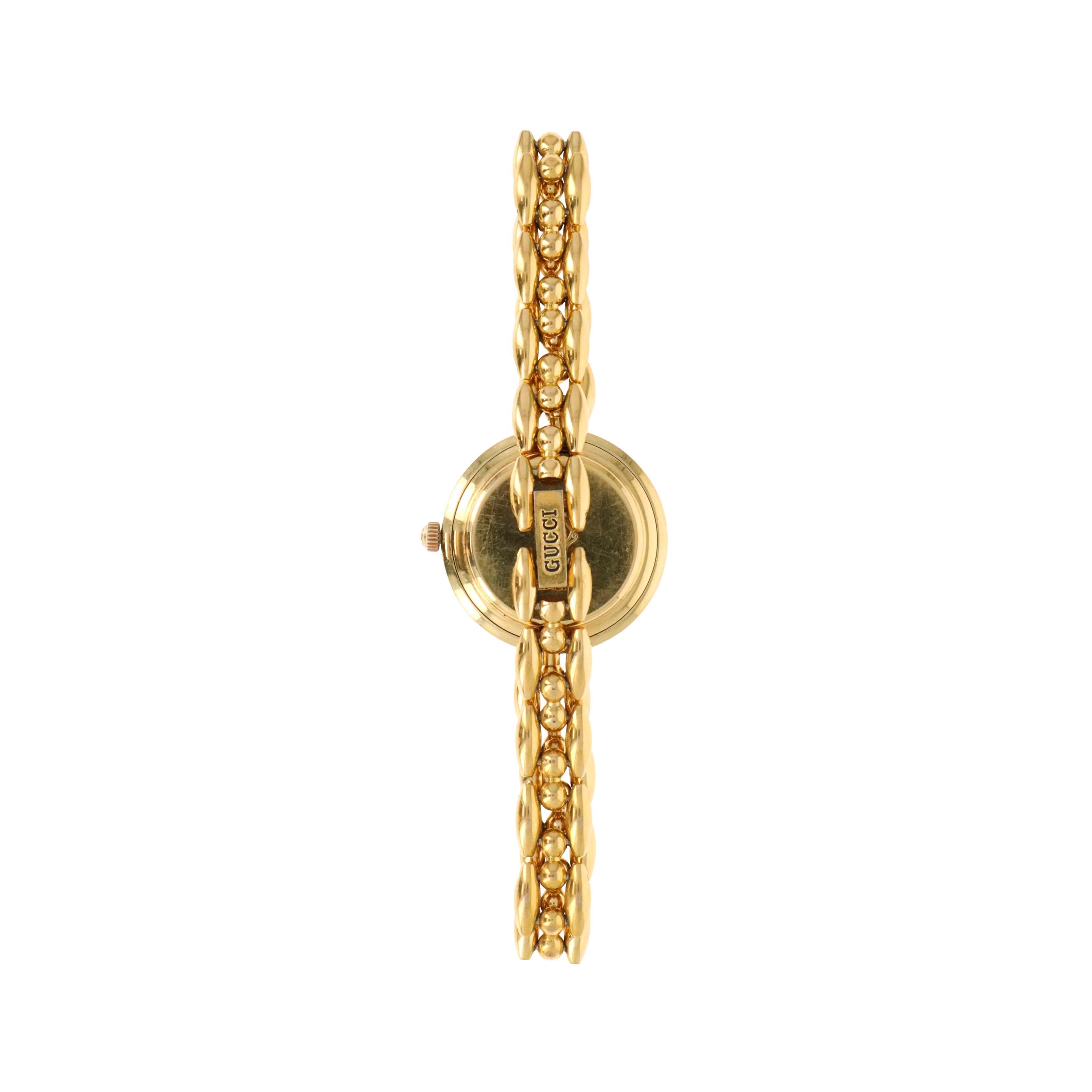 Vintage Gucci Interchangeable Bezel Watch Link Bracelet - Queen May
