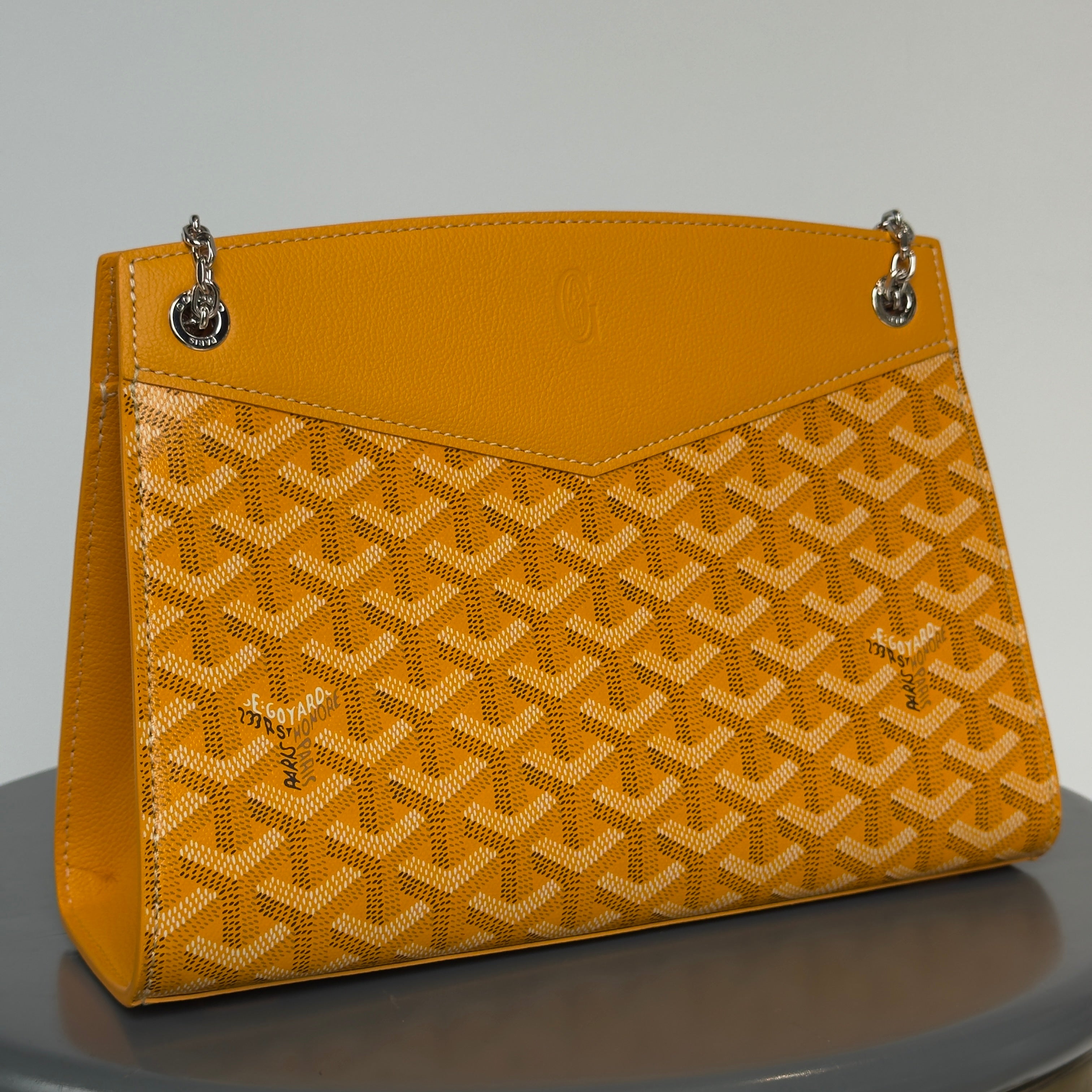 Goyard Yellow Rouette Chain