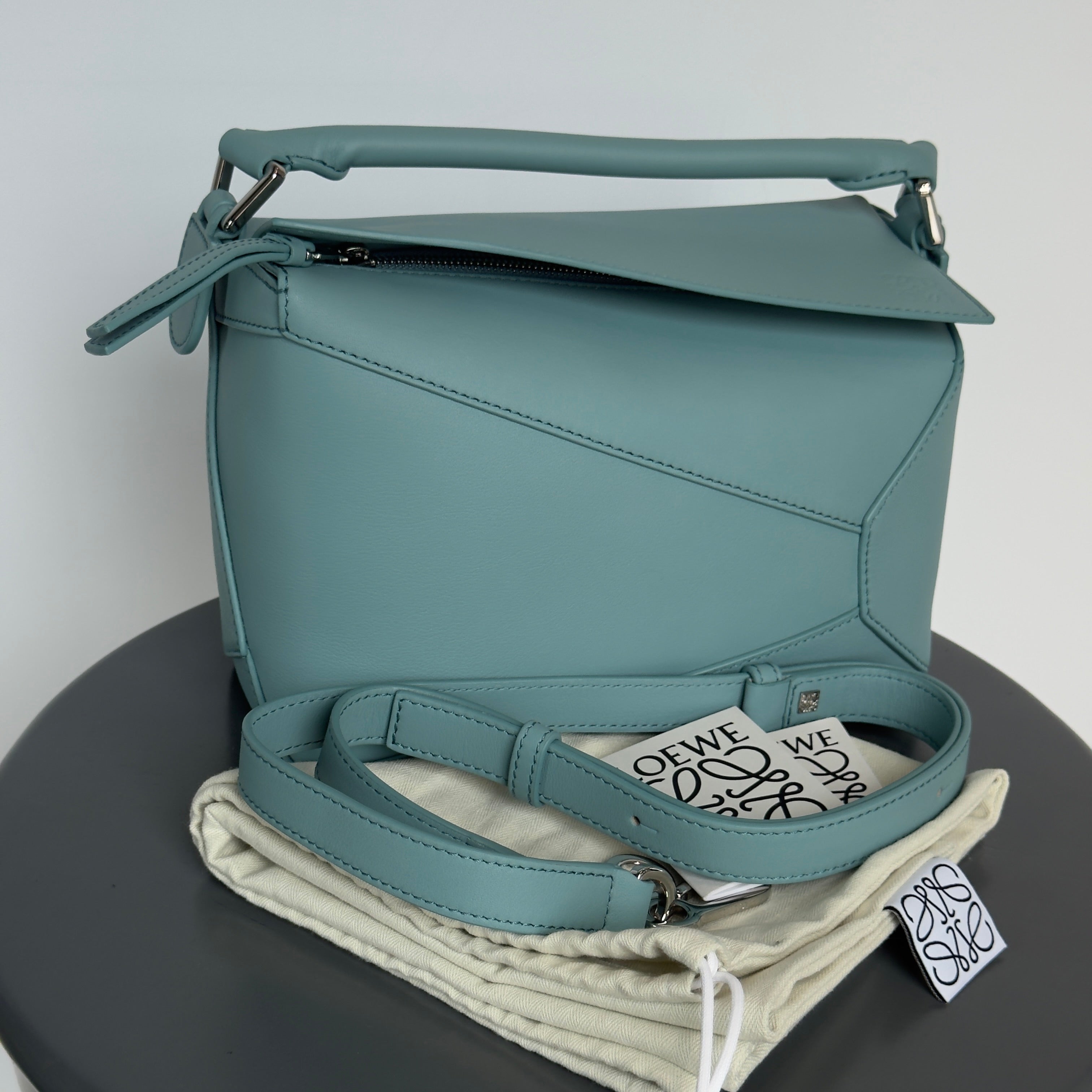 Loewe Large Puzzle Bag Blue