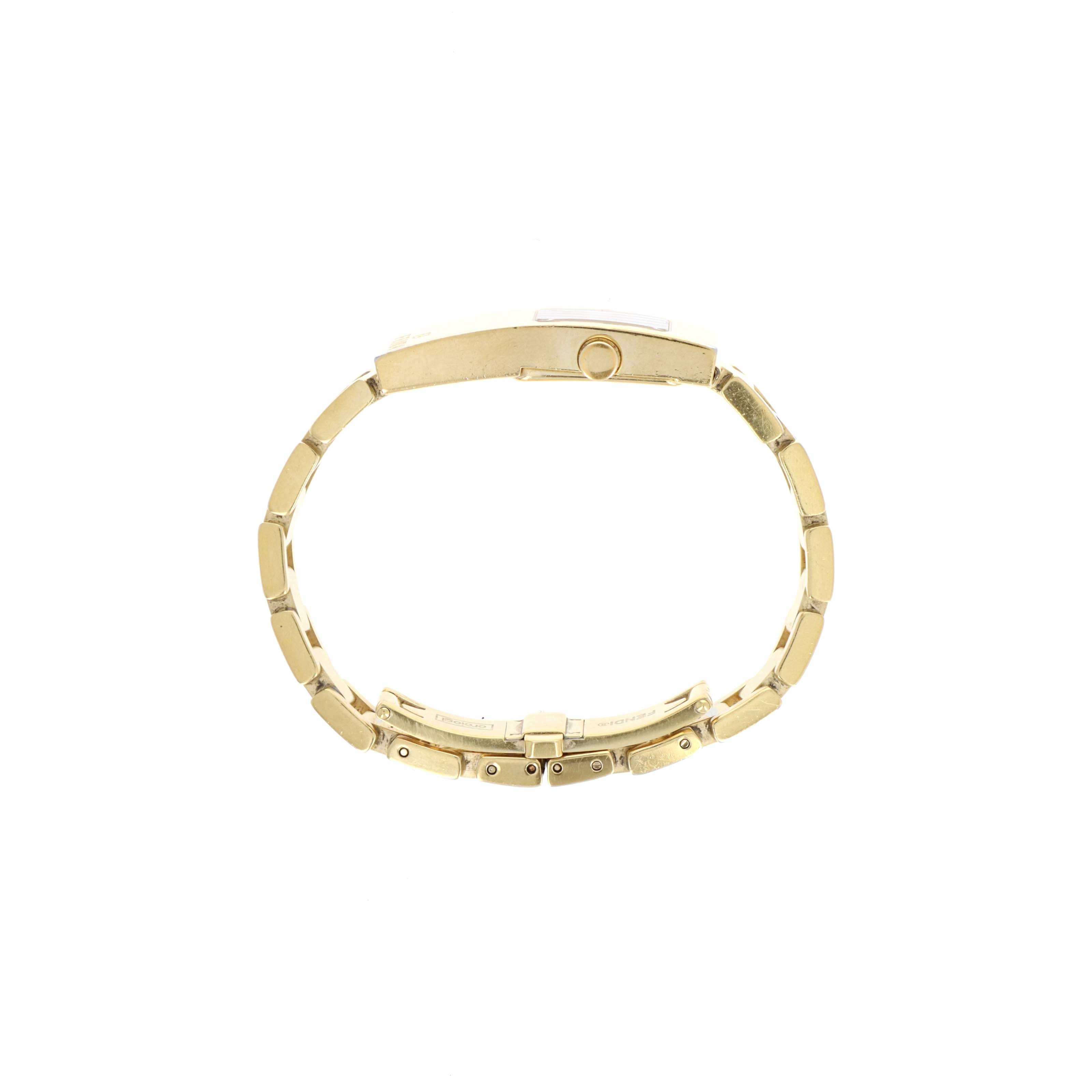 Fendi 3300L Gold Tone Ladies Watch - Queen May