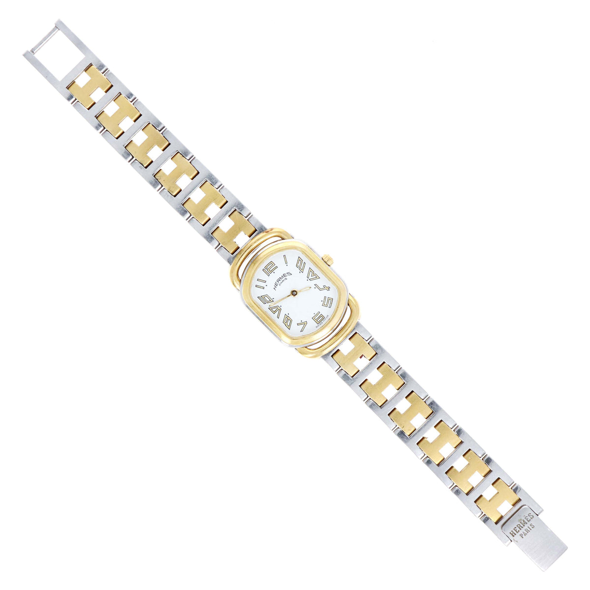 Hermes Rallye Watch Two Tone