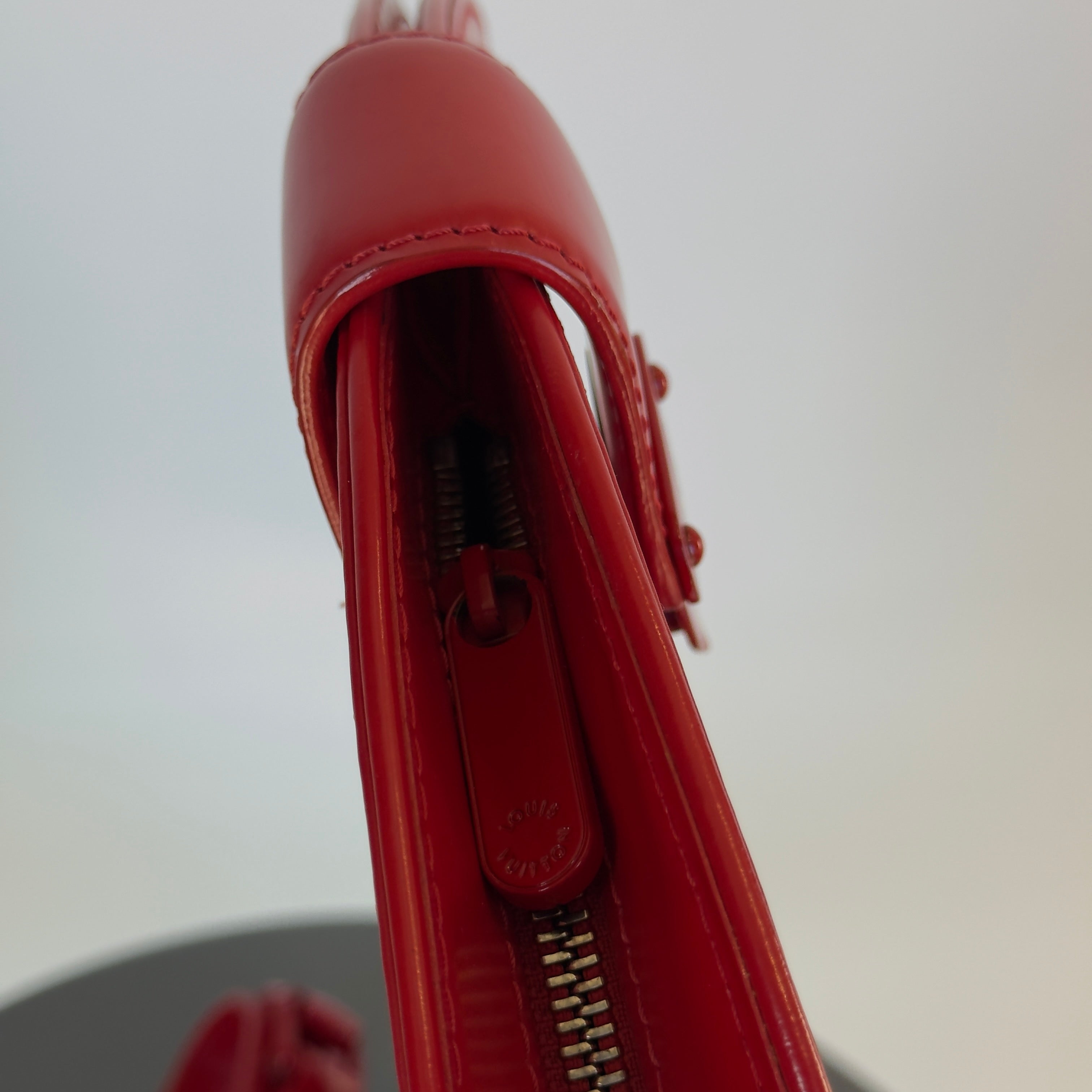 Louis Vuitton Red Monogram Matte Leather Op Art Round Bag x Marc Jacobs - Queen May