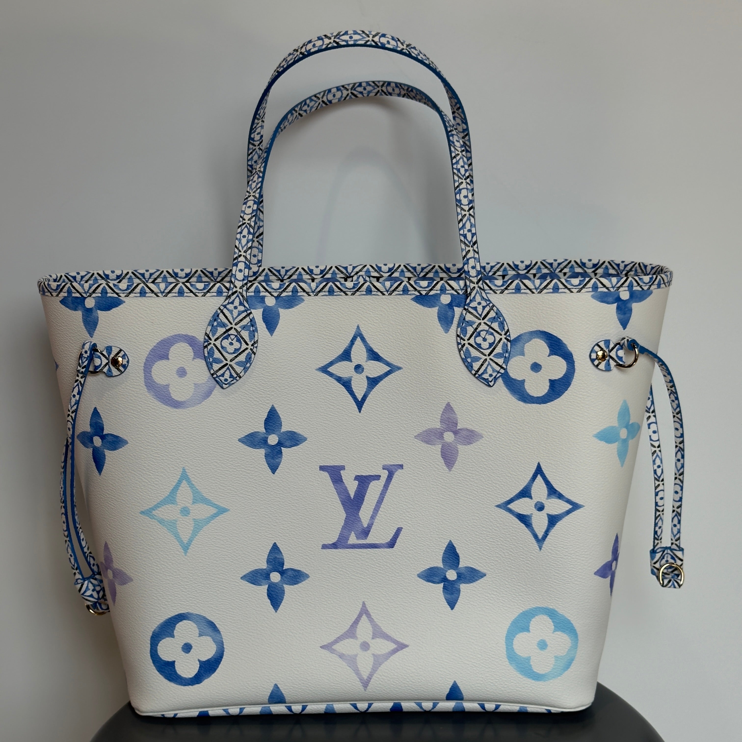 Louis Vuitton By the Pool Neverfull with Pouch