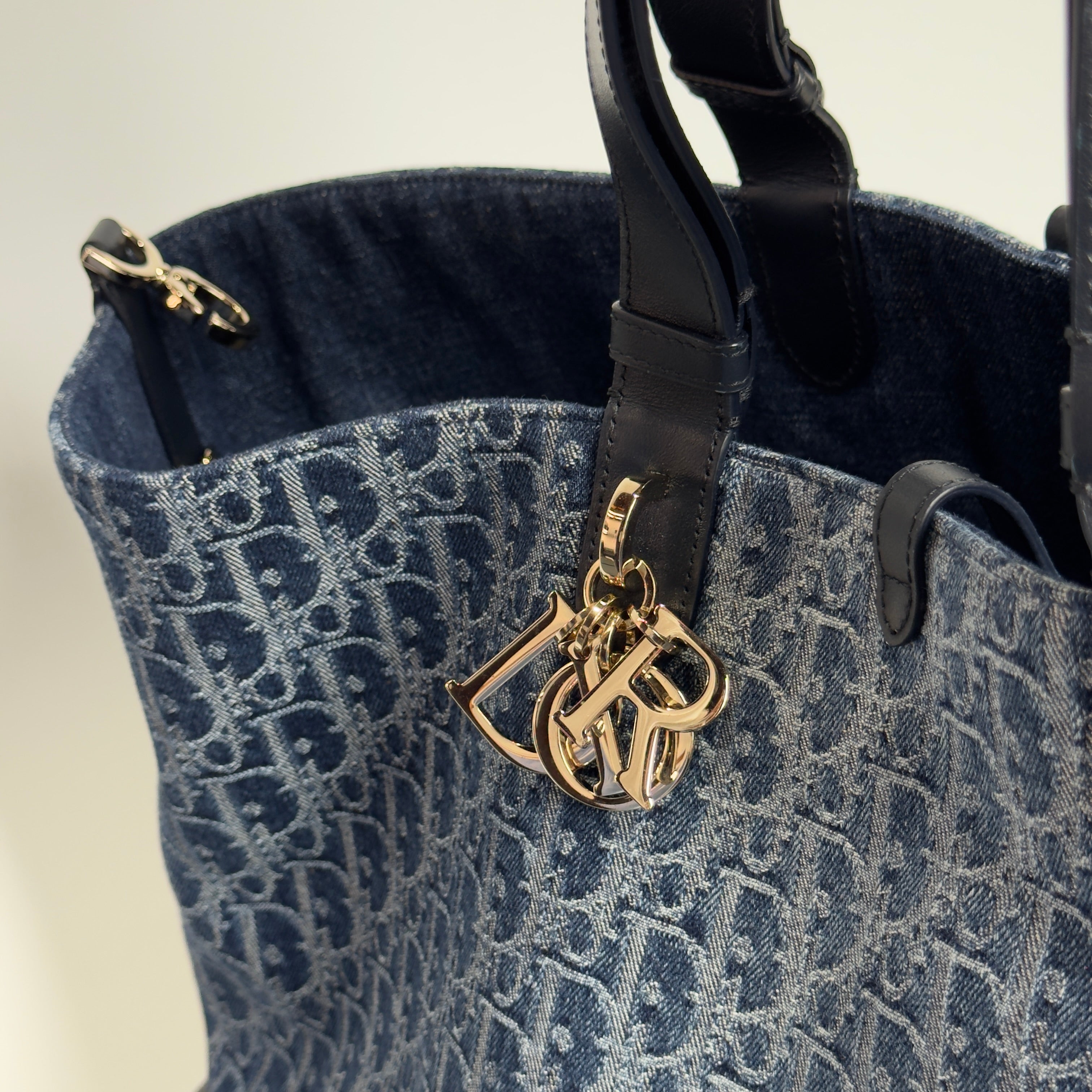 Christian Dior Jacquard Oblique Large Toujours Bag