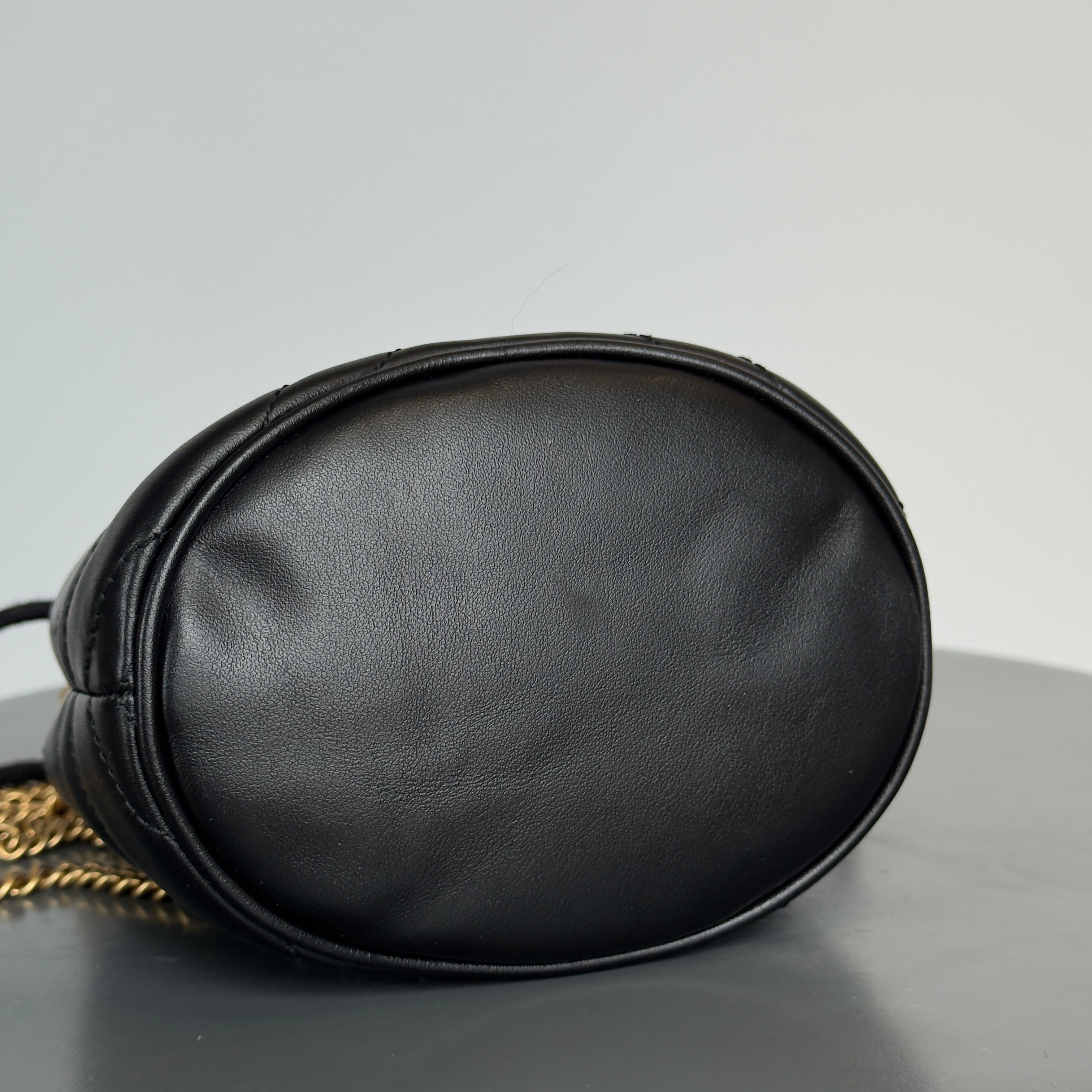 Gucci Mini Black Bucket Bag - Queen May