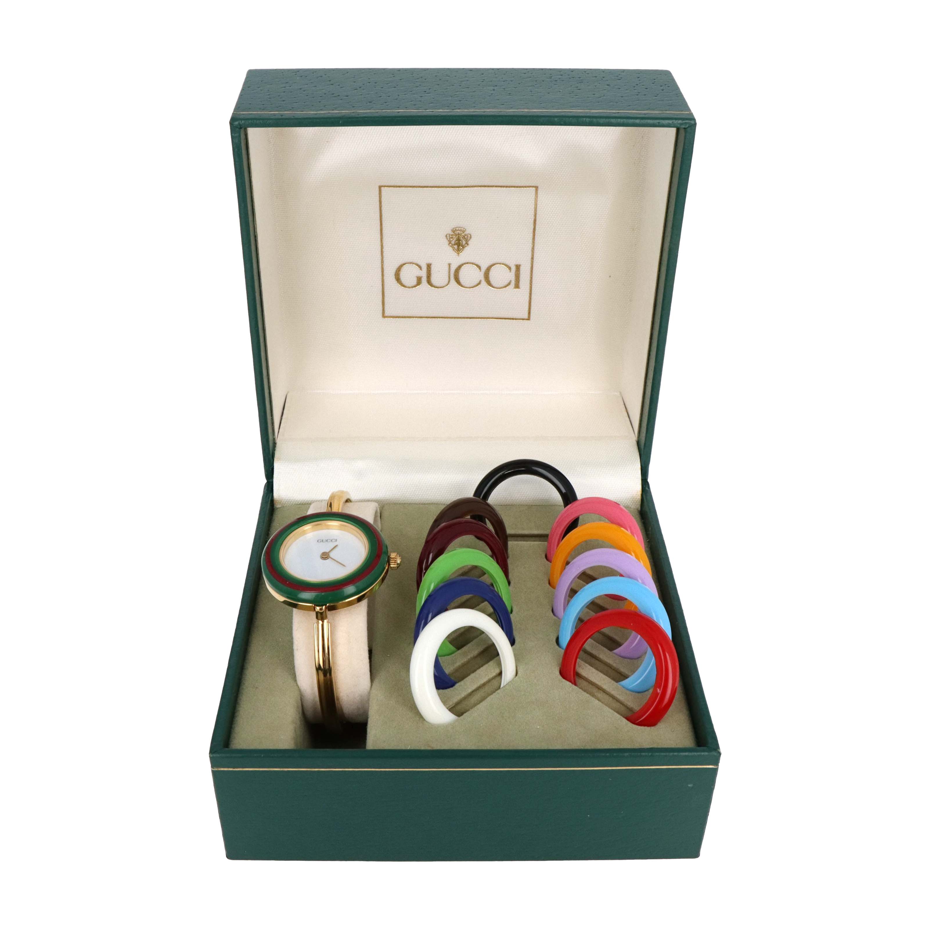 Vintage Gucci Interchangeable Bezel Watch (#9) - Queen May