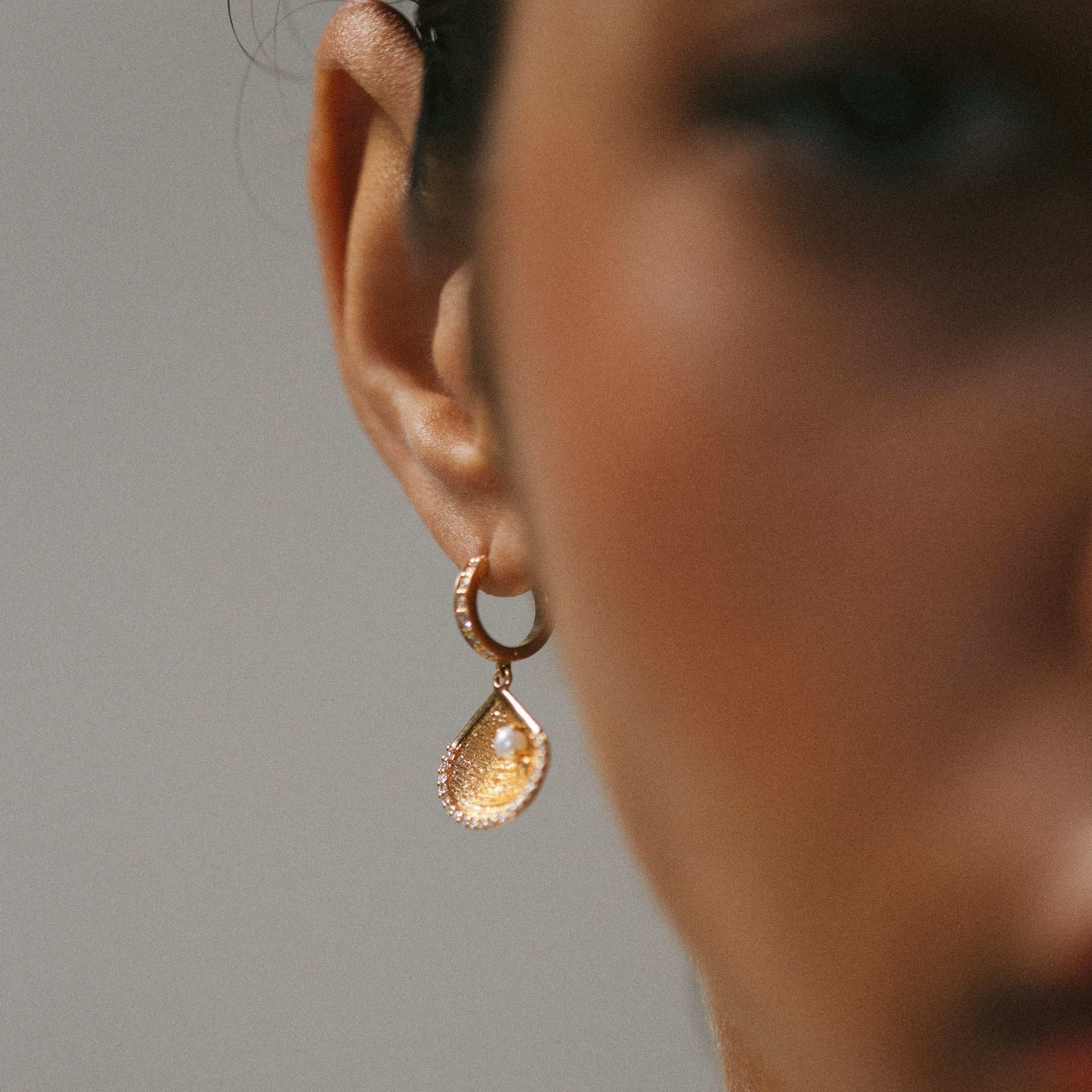Renna Chappy Huggie Hoops