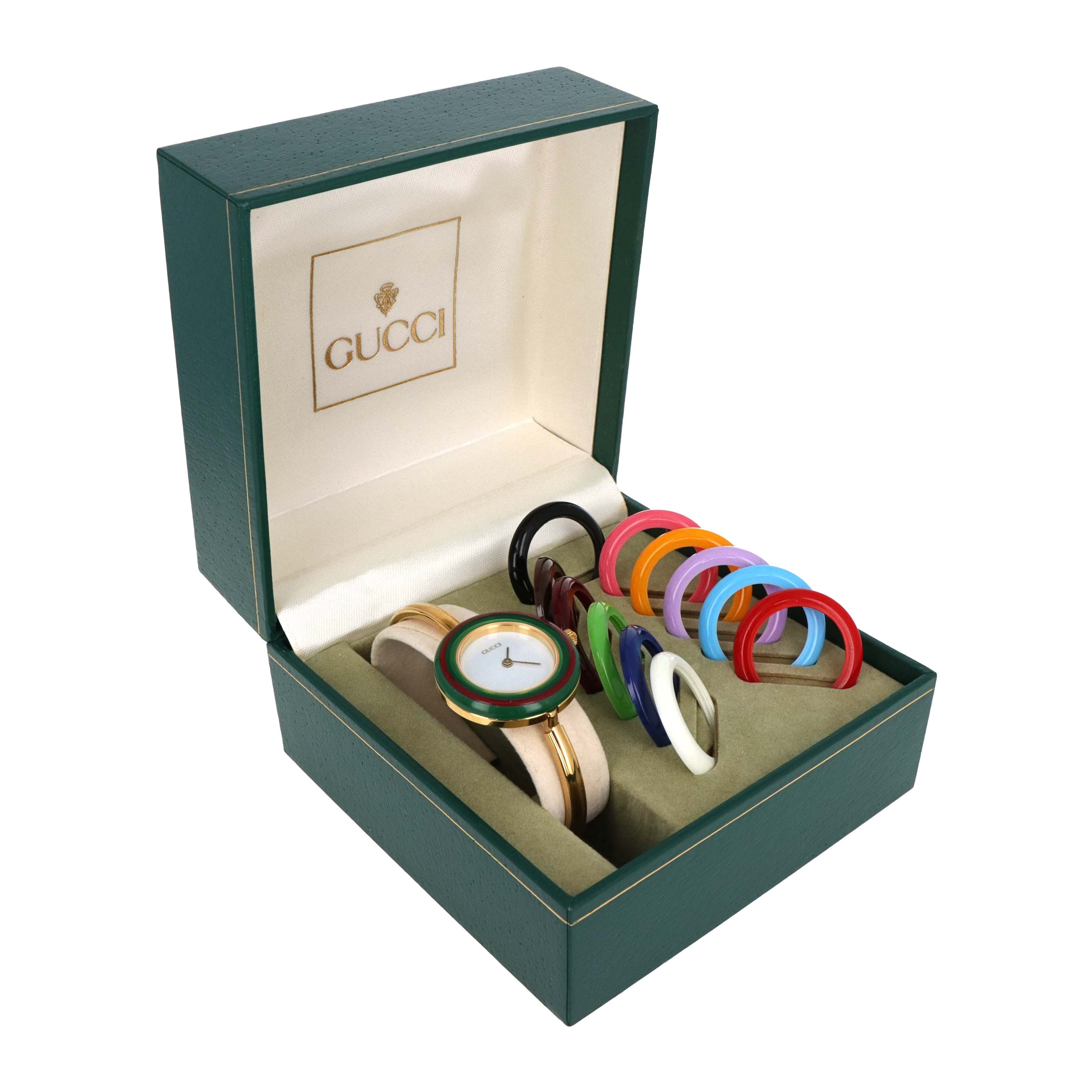 Vintage Gucci Interchangeable Bezel Watch (#9) - Queen May